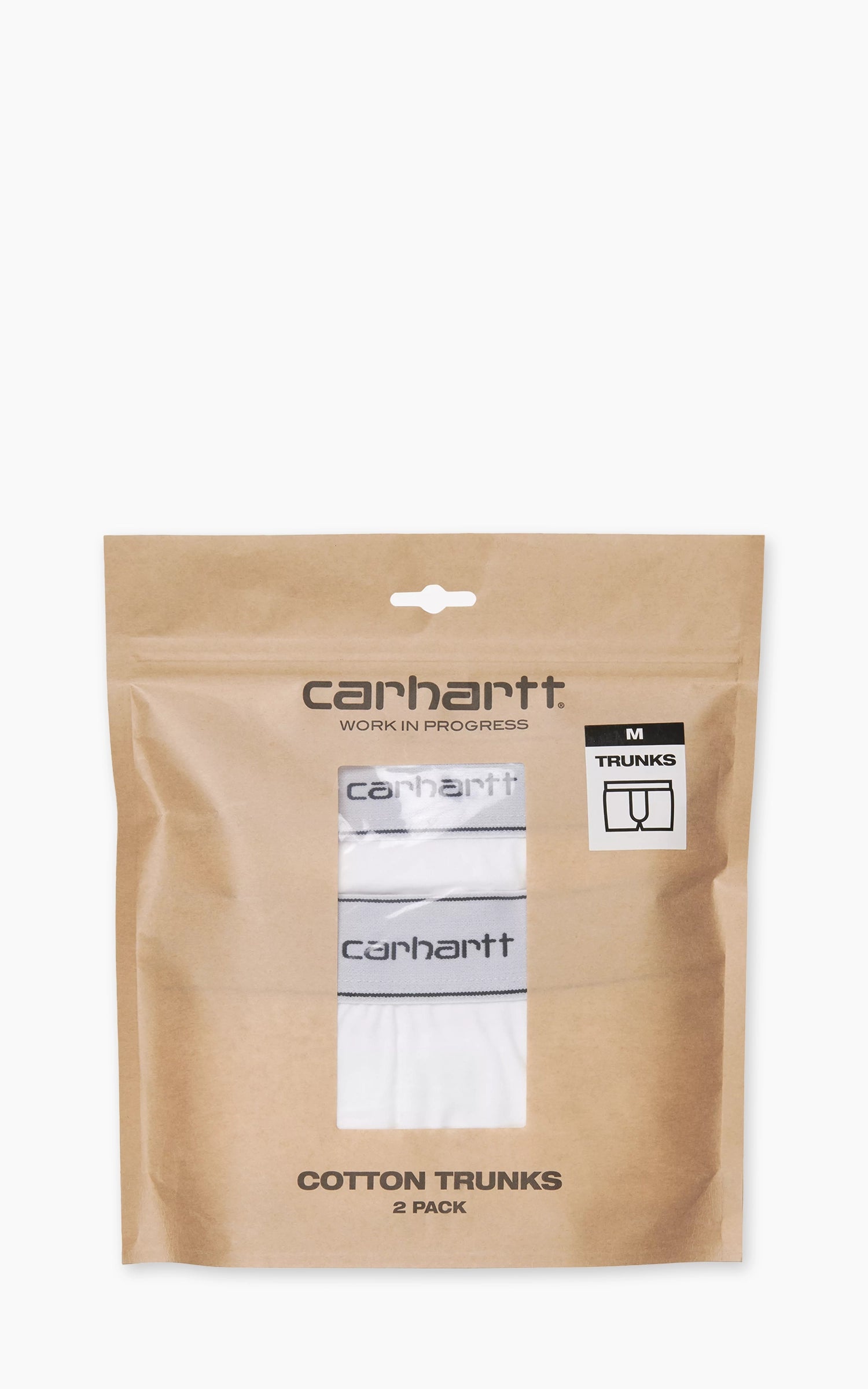 Carhartt WIP Cotton Trunks White + White