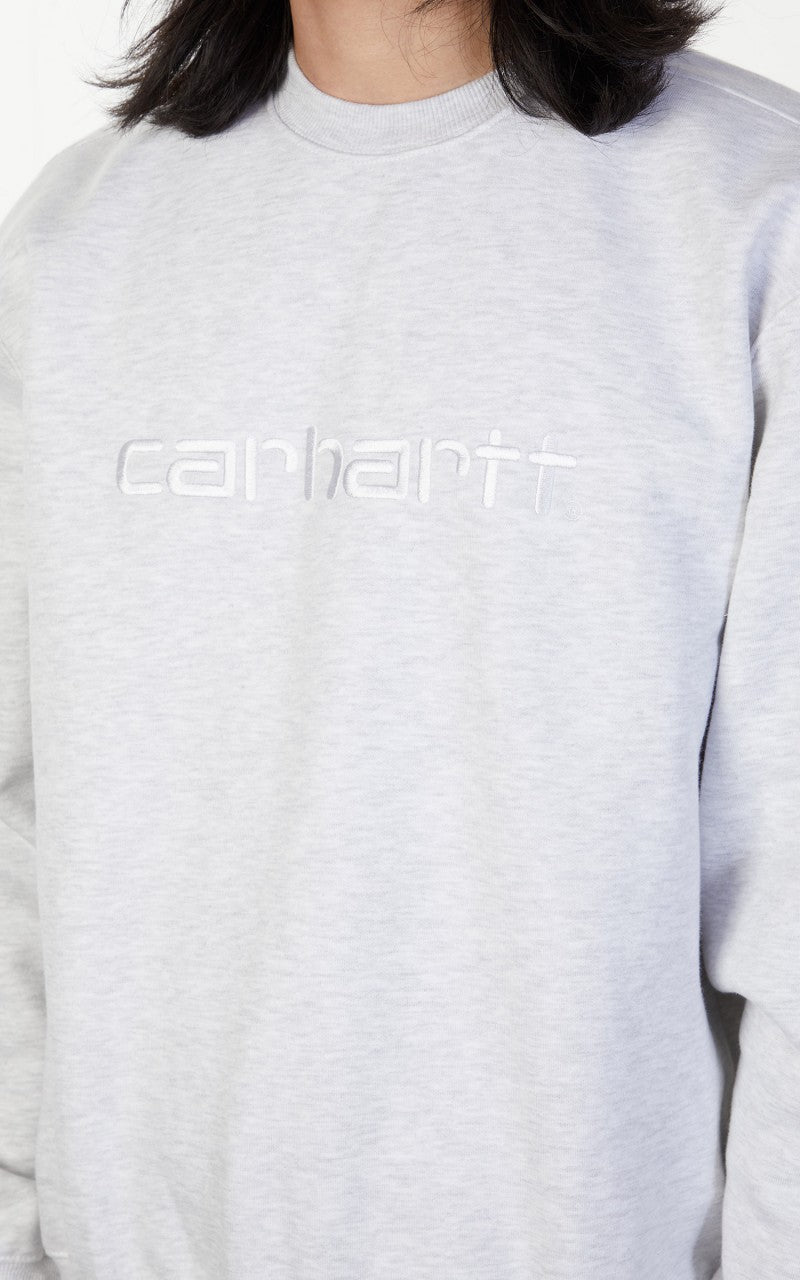 Carhartt WIP Carhartt Sweat Ash Heather/White