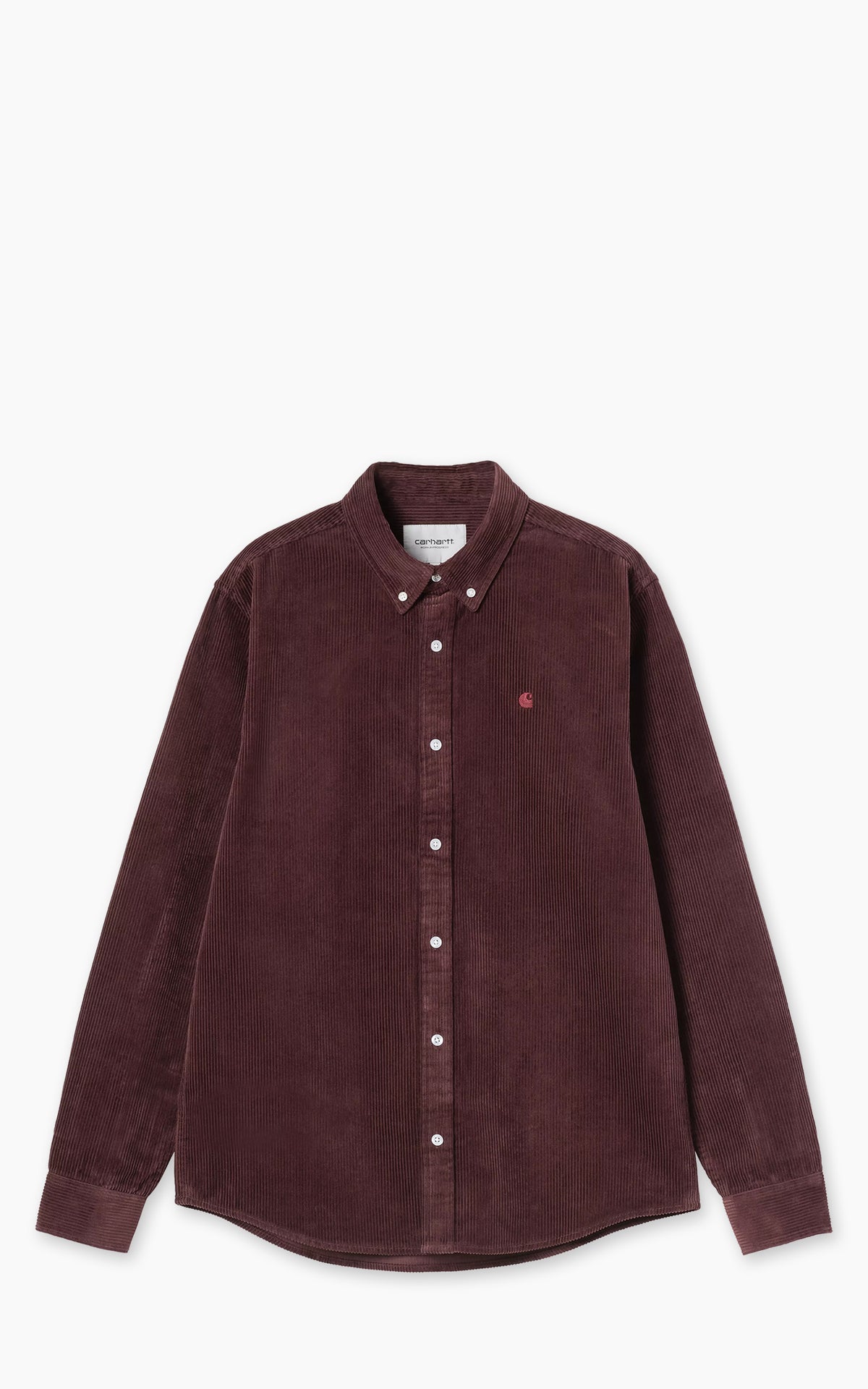 Carhartt WIP L/S Madison Cord Shirt Amarone