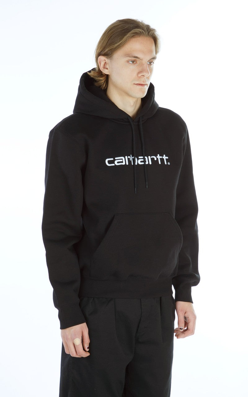 Carhartt WIP Hooded Carhartt Sweat Black/White