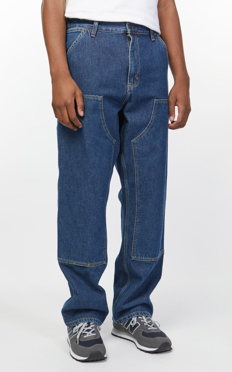Carhartt WIP Double Knee Pant Fairfield Denim Stone Washed Blue