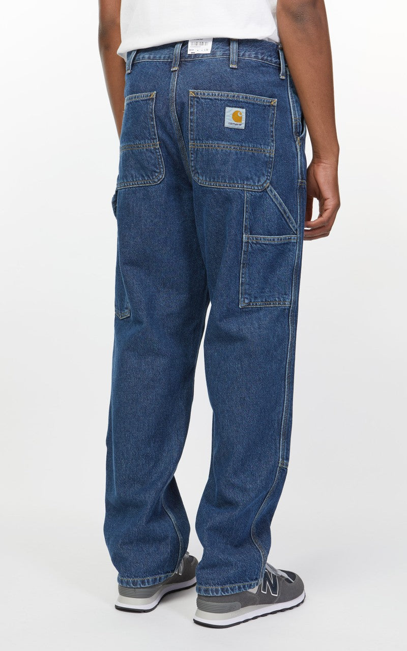 Carhartt WIP Double Knee Pant Fairfield Denim Stone Washed Blue