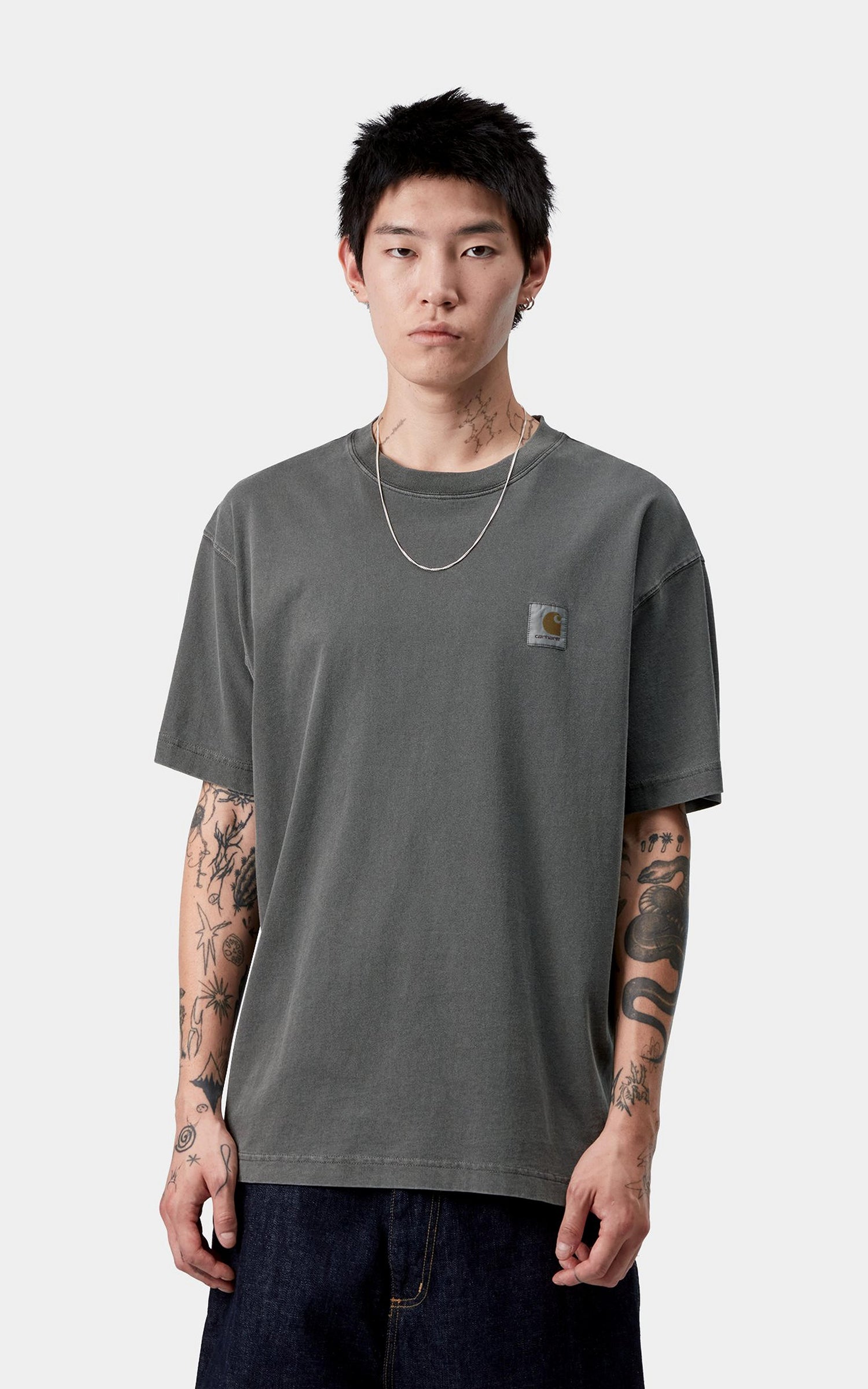 Carhartt WIP S/S Vista T-Shirt Garment Dyed Black