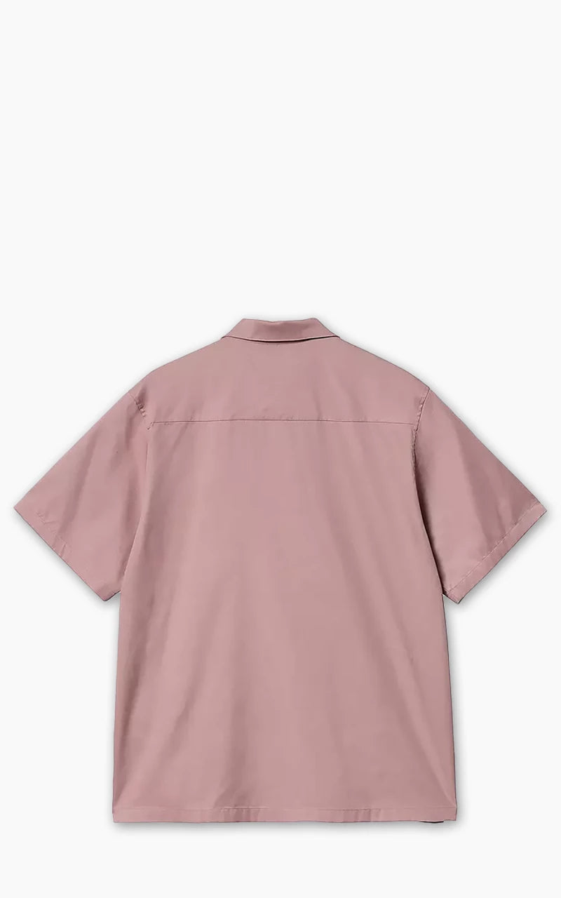 Carhartt WIP S/S Delray Shirt Glassy Pink/Black