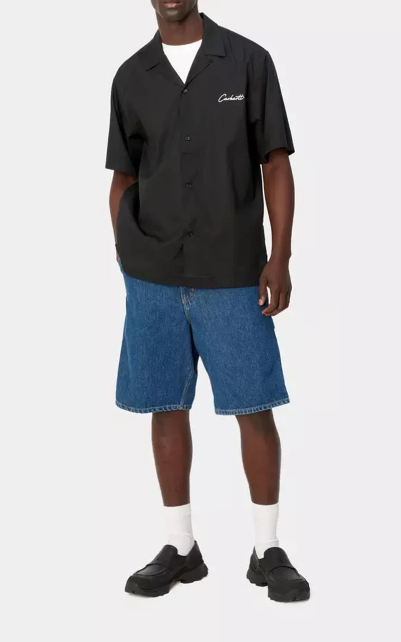 Carhartt WIP S/S Delray Shirt Black/Wax