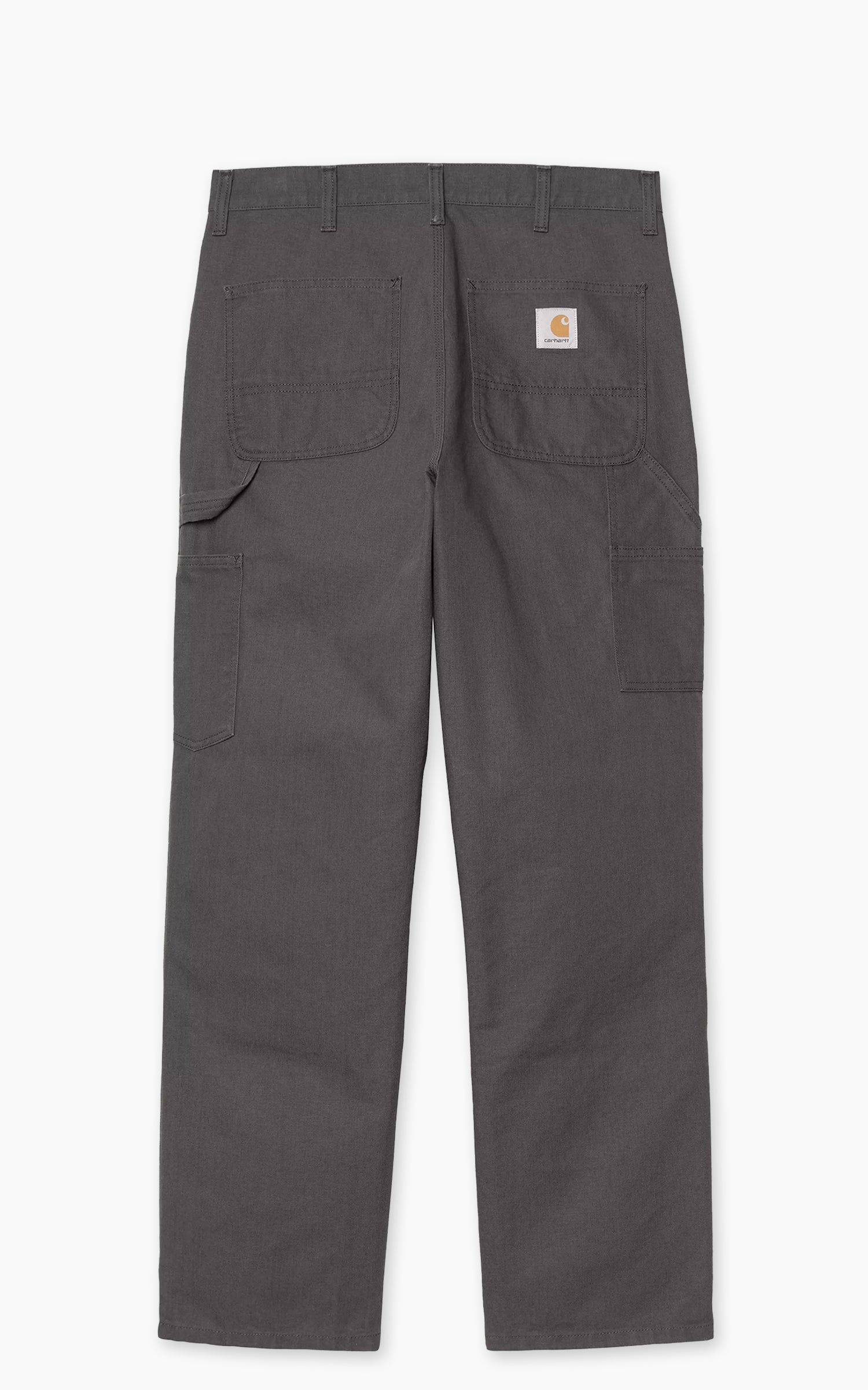 Carhartt WIP Double Knee Pant Dearborn Canvas Rinsed Graphite