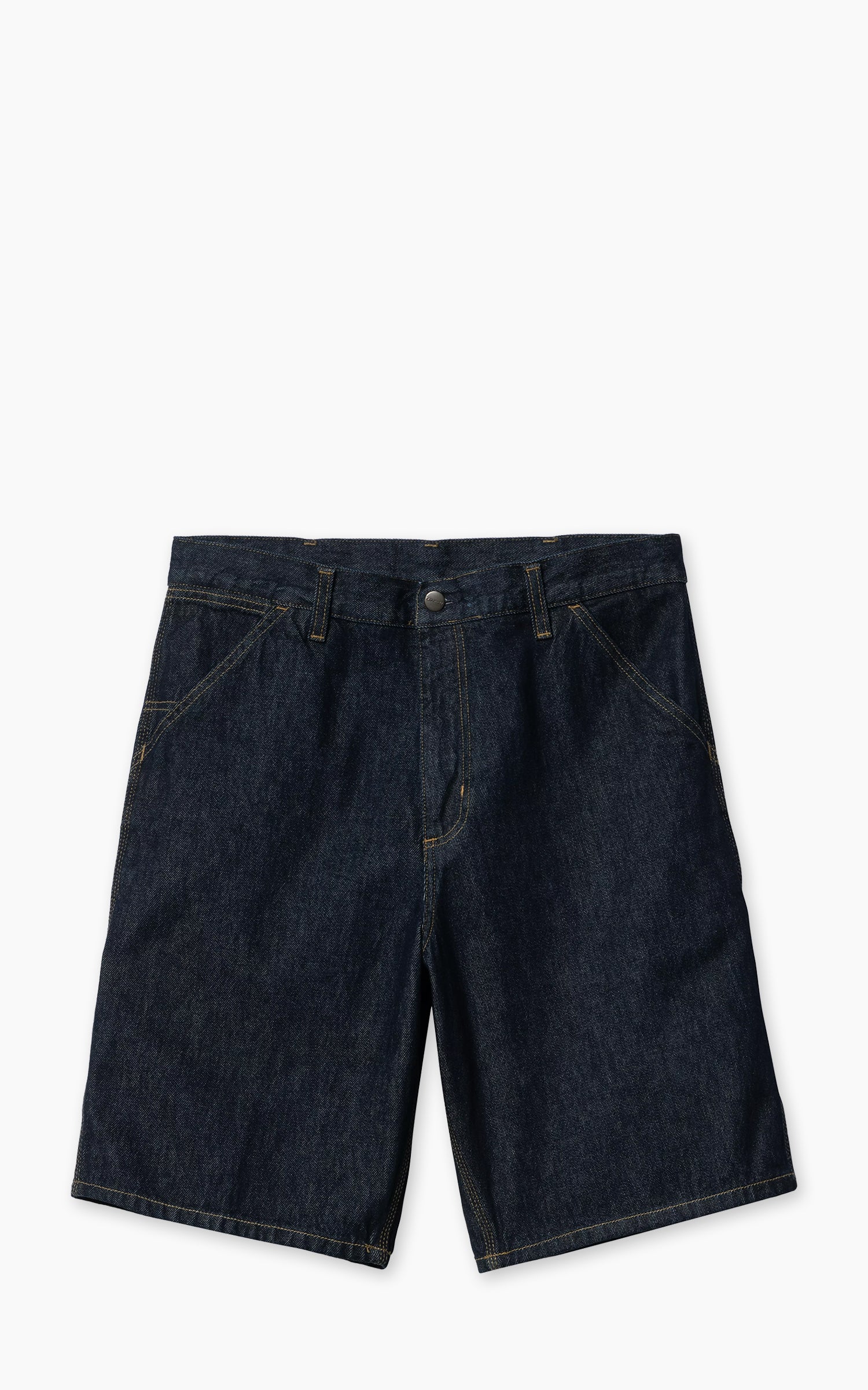 Carhartt WIP Single Knee Short Smith Denim Rinsed Blue
