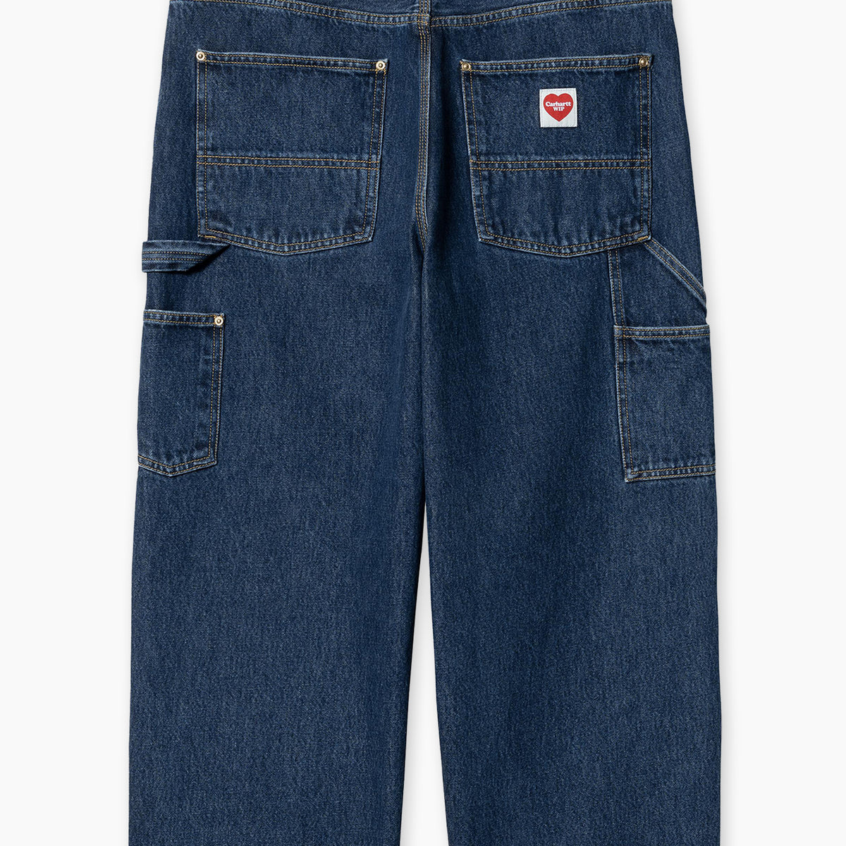 Carhartt WIP Nash Double Knee Pant Smith Denim Stone Washed Blue