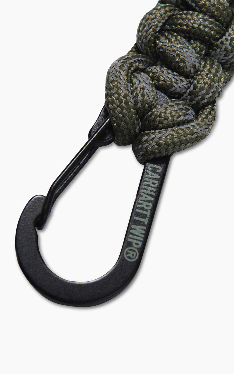 Carhartt WIP Tour Cord Keychain Smoke Green/Reflective