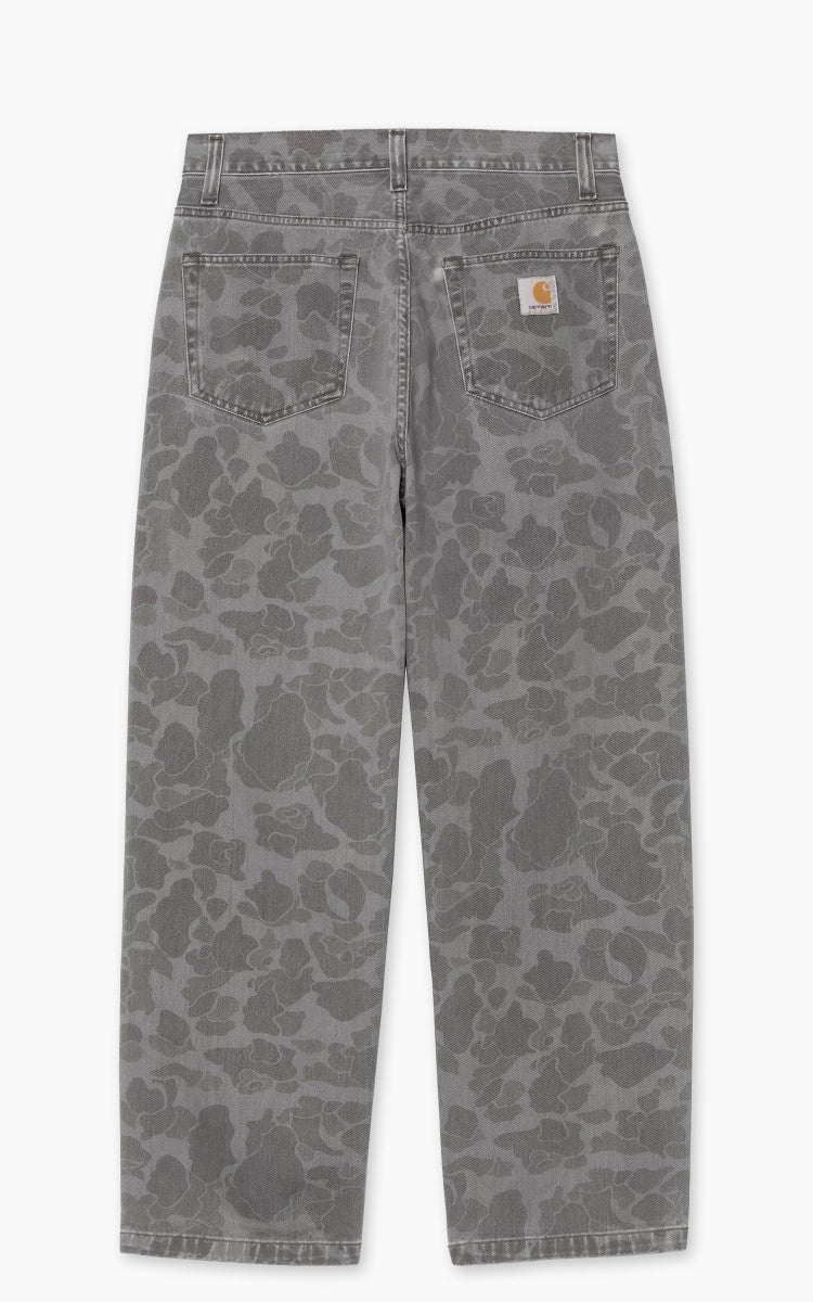 Carhartt WIP Duck Helston Jacket Maitland Camo Duck Denim Heavy Bleach Wash Black