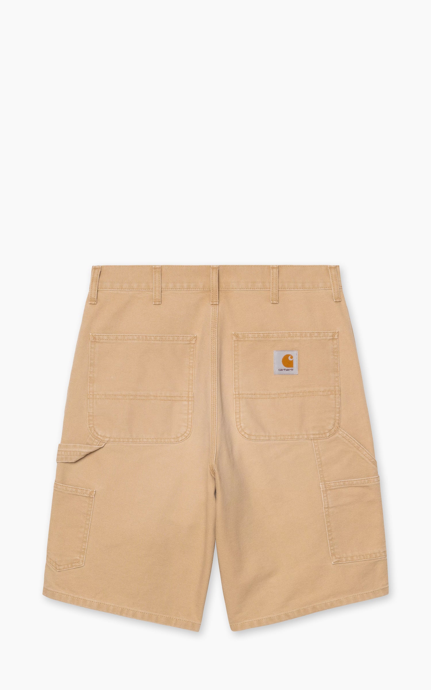 Carhartt WIP Single Knee Short Dearborn Canvas Stone Canvas Dusty H Br