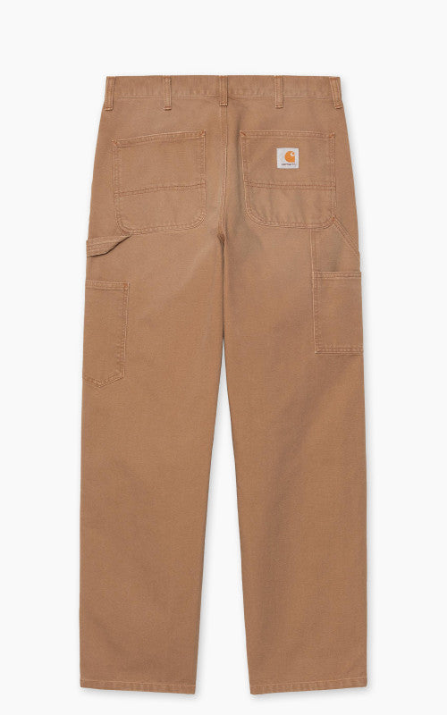 Carhartt WIP Single Knee Pant Dearborn Canvas Stone Canvas Hamilton Brown