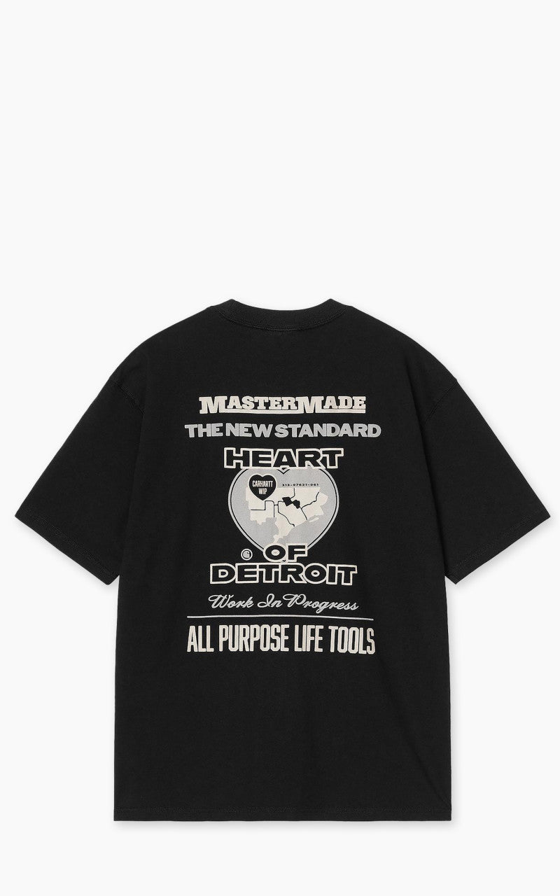 Carhartt WIP S/S Arcan T-Shirt Black Heavy Stone Wash
