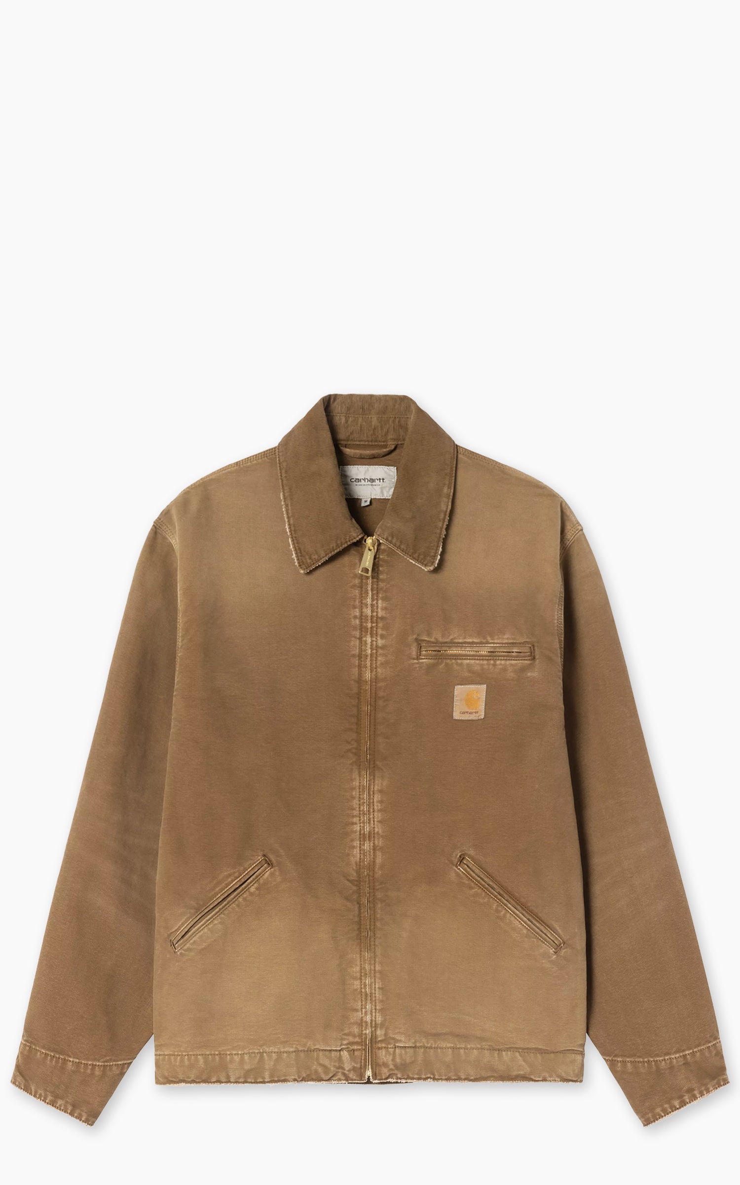 Carhartt WIP Detroit Jacket Dearborn Canvas Rinsed Wax/Wax