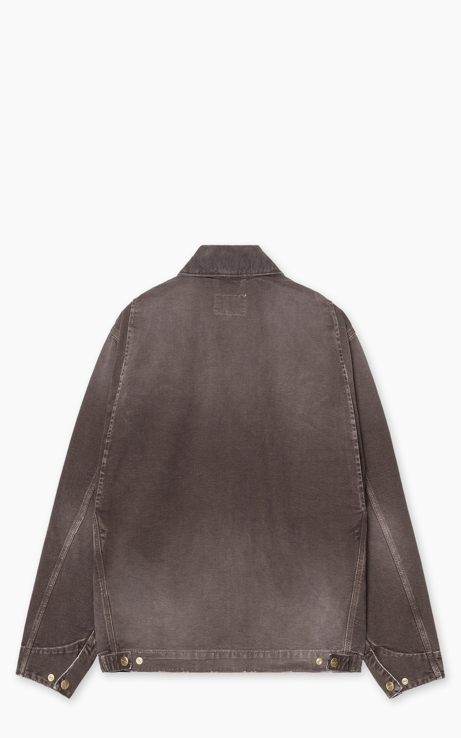 Carhartt WIP OG Detroit Jacket Dearborn Canvas Destroy Wash Tobacco/Tobacco