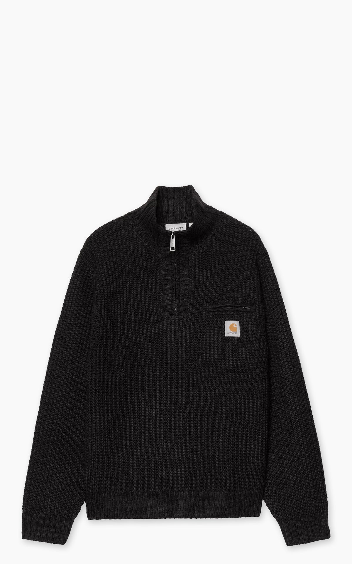 Carhartt WIP Detroit Half Zip Sweater Black