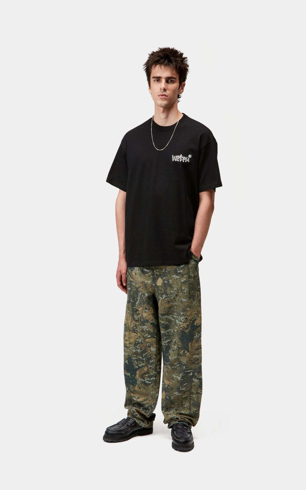 Carhartt WIP S/S Wiptopia Script T-Shirt Black/Wax