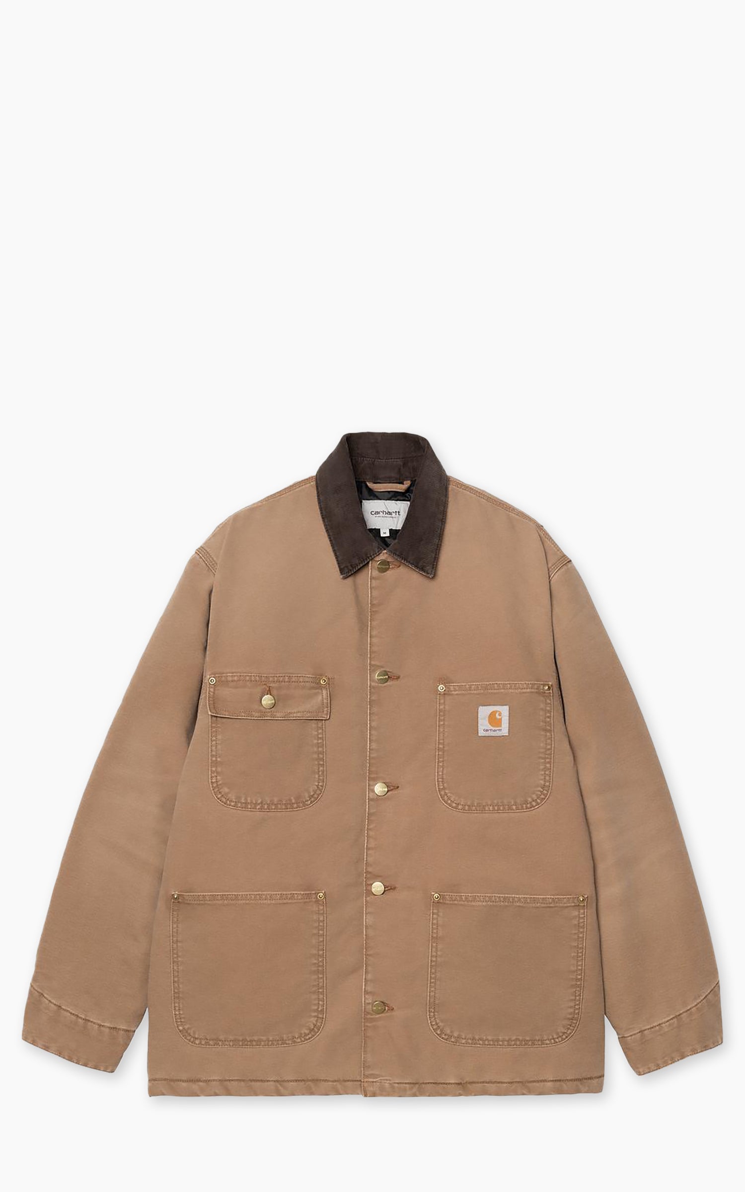Carhartt WIP OG Chore Coat Dearborn Canvas Stone Wash Hamilton Brown/Tobacco