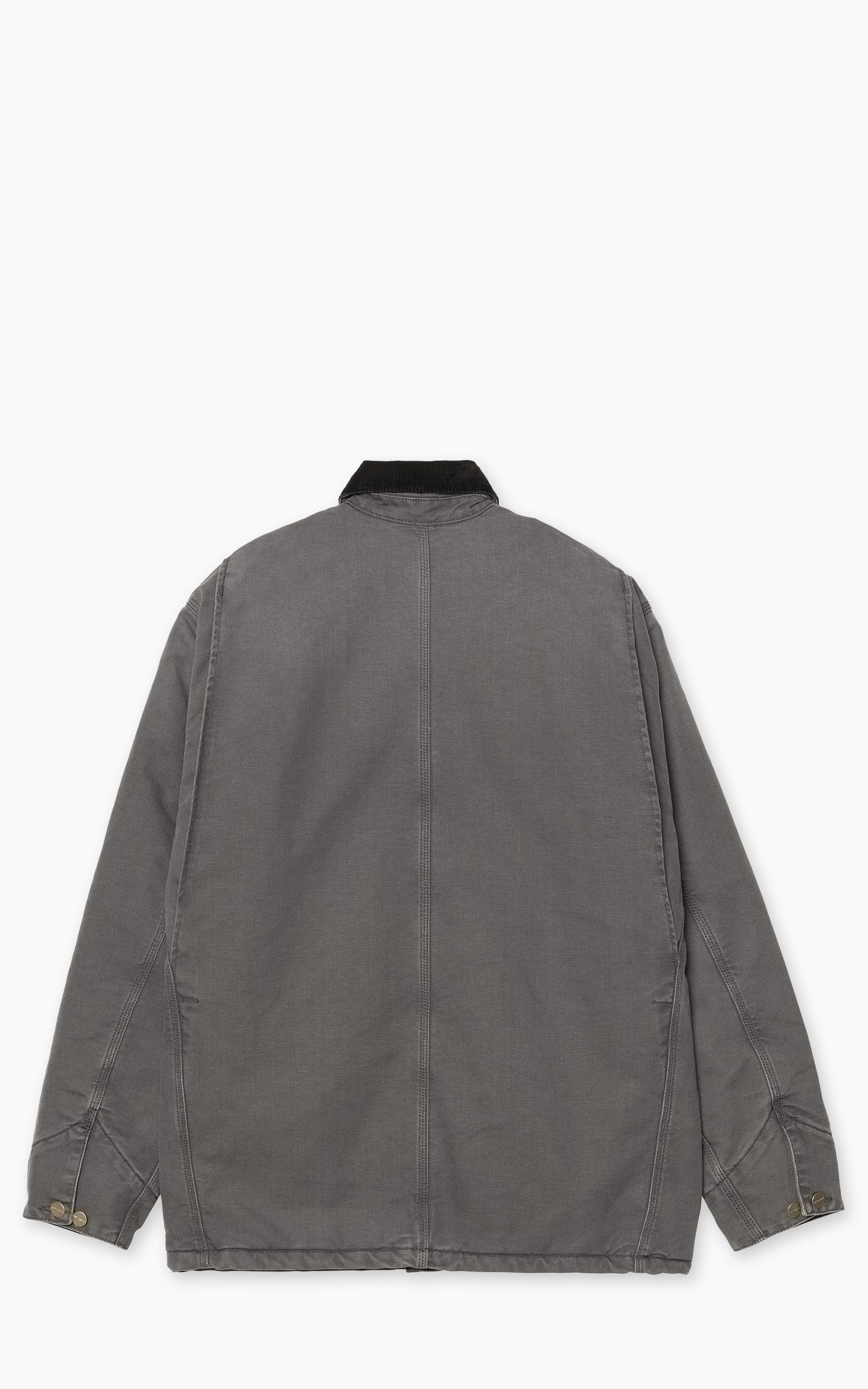 Carhartt WIP OG Chore Coat Dearborn Canvas Stone Wash Graphite/Black