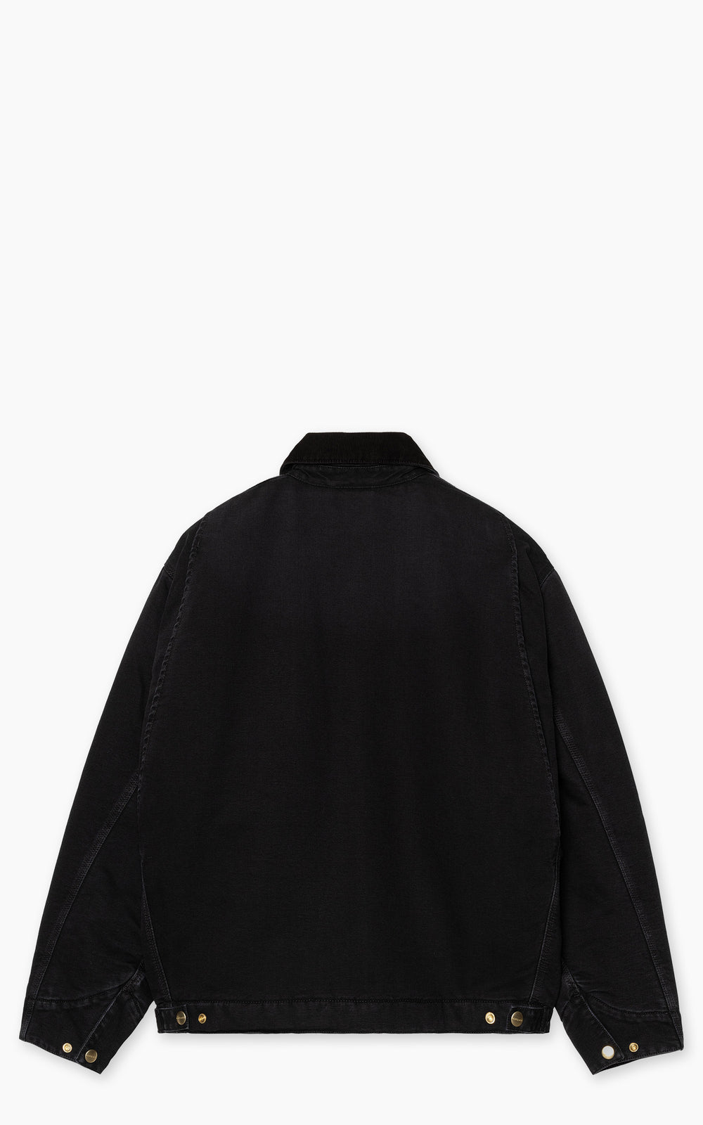 Carhartt WIP OG Detroit Jacket Dearborn Canvas Stone Black/Black