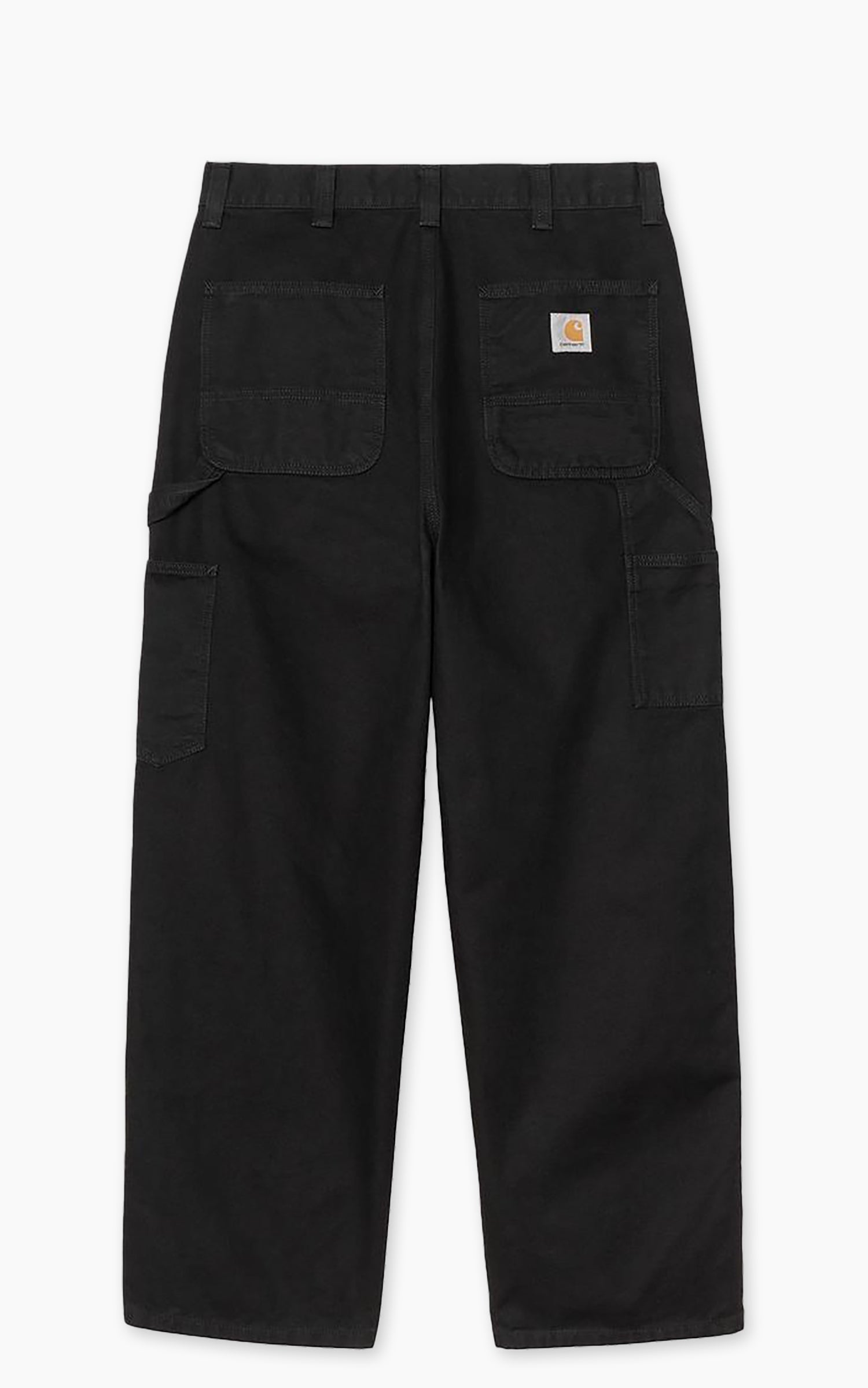 Carhartt WIP OG Double Knee Pant Deerfield Canvas Stone Washed Black