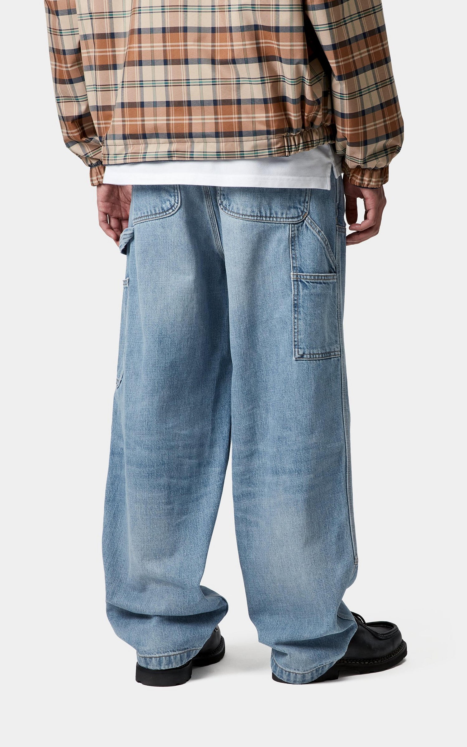 Carhartt WIP OG Double Knee Pant Camano Denim Burst Washed Blue