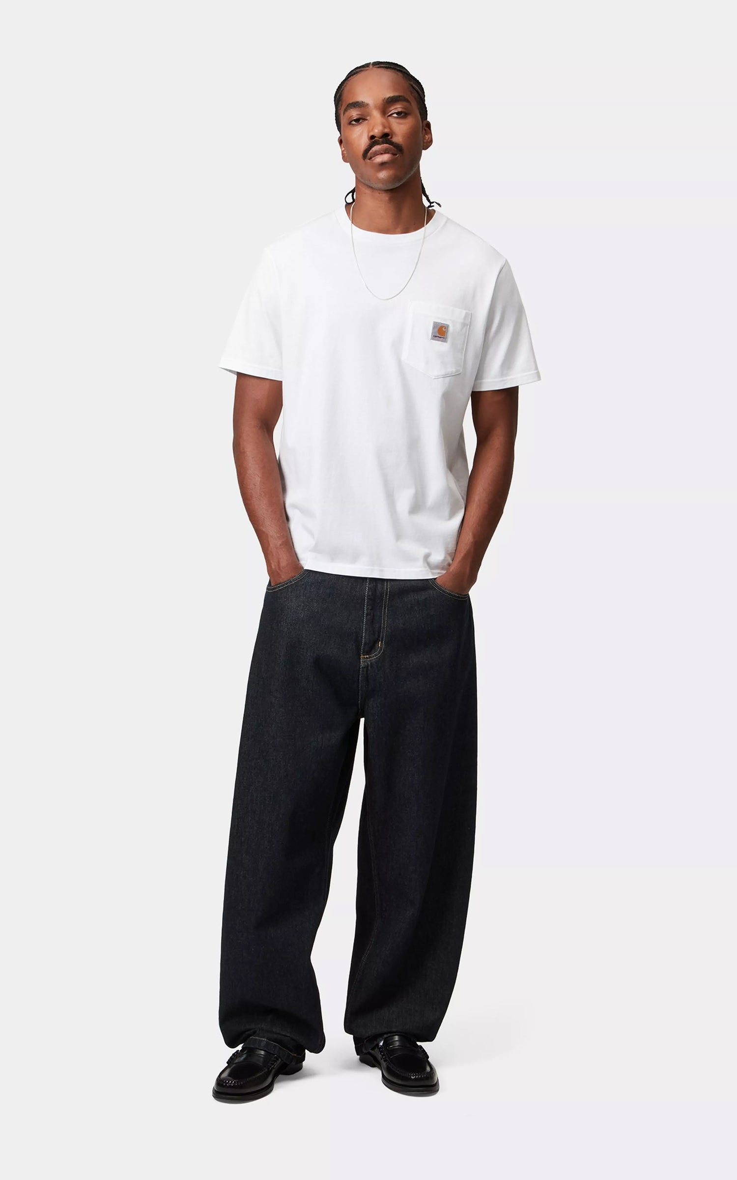 Carhartt WIP Brandon Pant Smith Denim Rinsed Blue