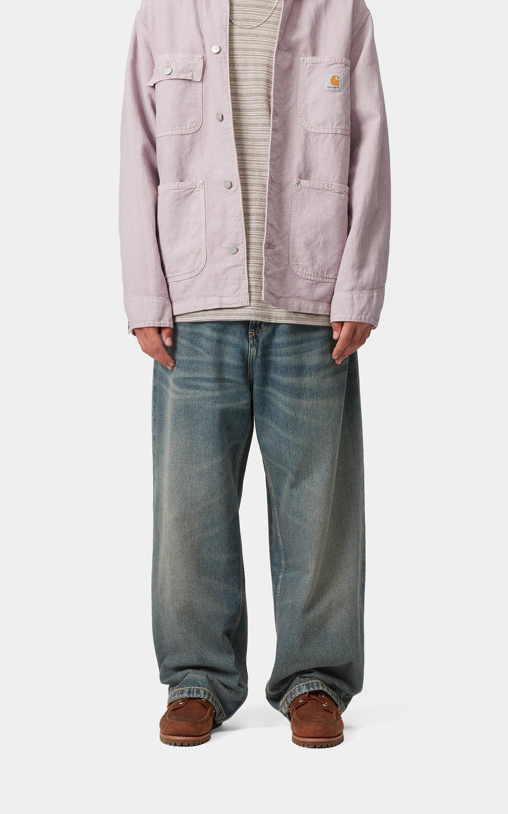 Carhartt WIP Brandon Pant Smith Denim Worn Used Wash Blue