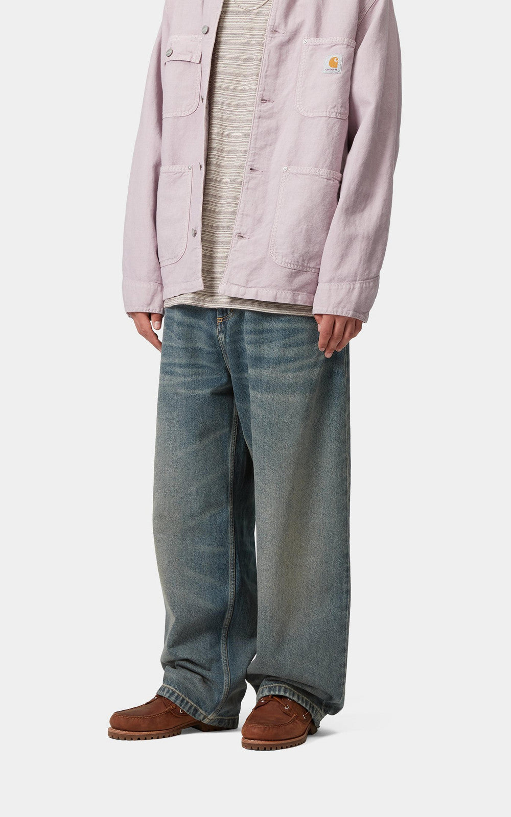 Carhartt WIP Brandon Pant Smith Denim Worn Used Wash Blue