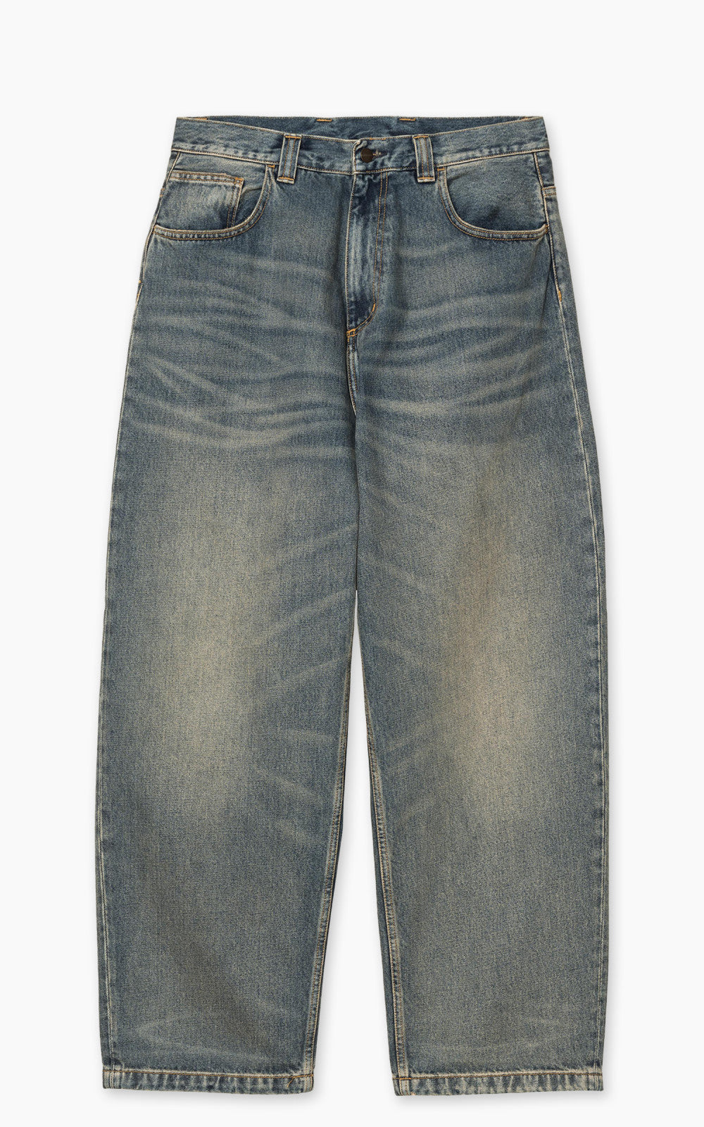 Carhartt WIP Brandon Pant Smith Denim Worn Used Wash Blue