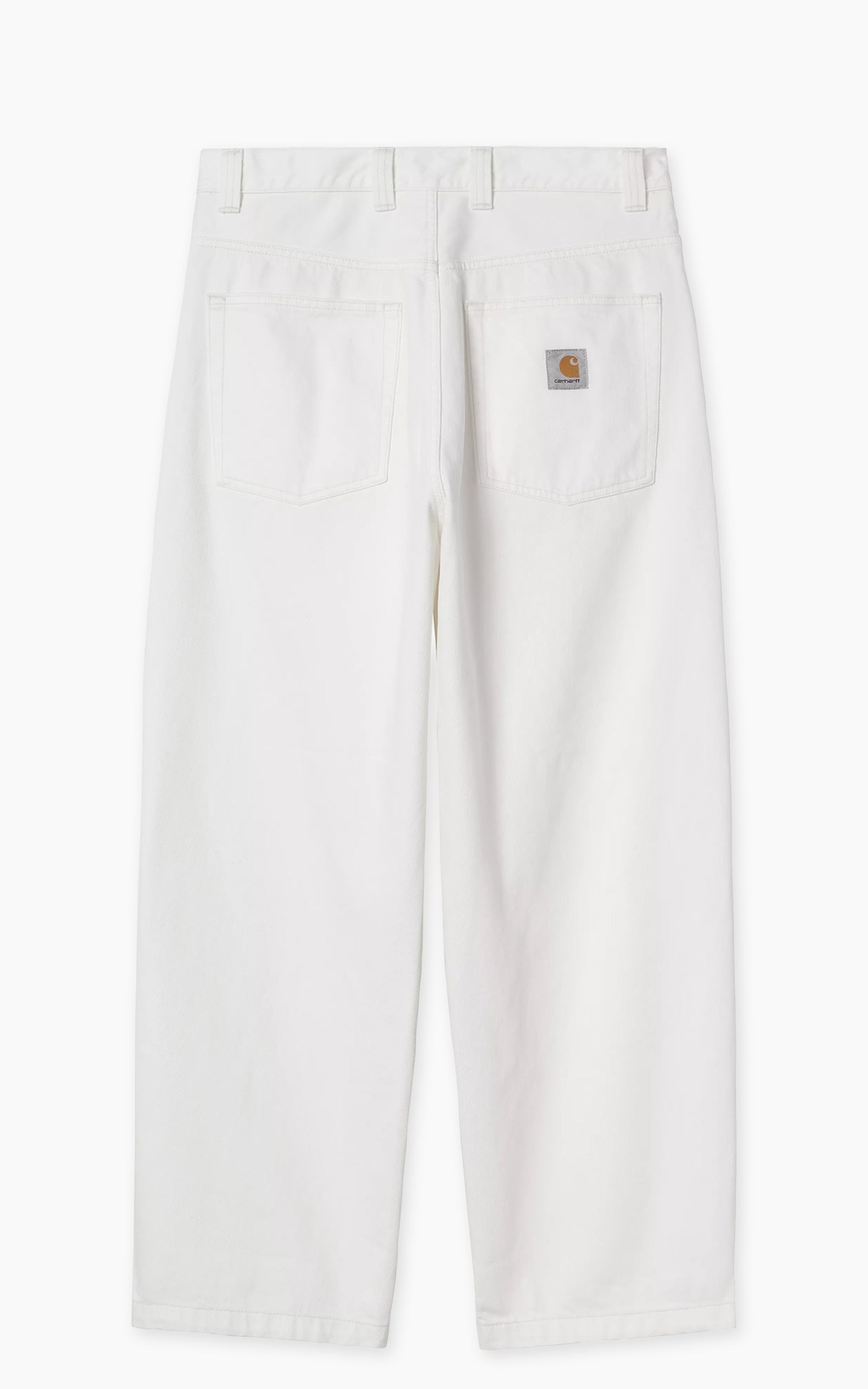Carhartt WIP Brandon Pant Smith Denim Rinsed White