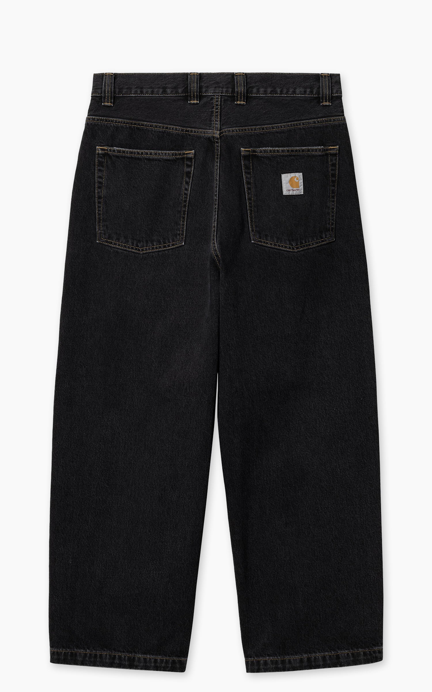 Carhartt WIP Brandon Pant Smith Denim Stone Washed Black