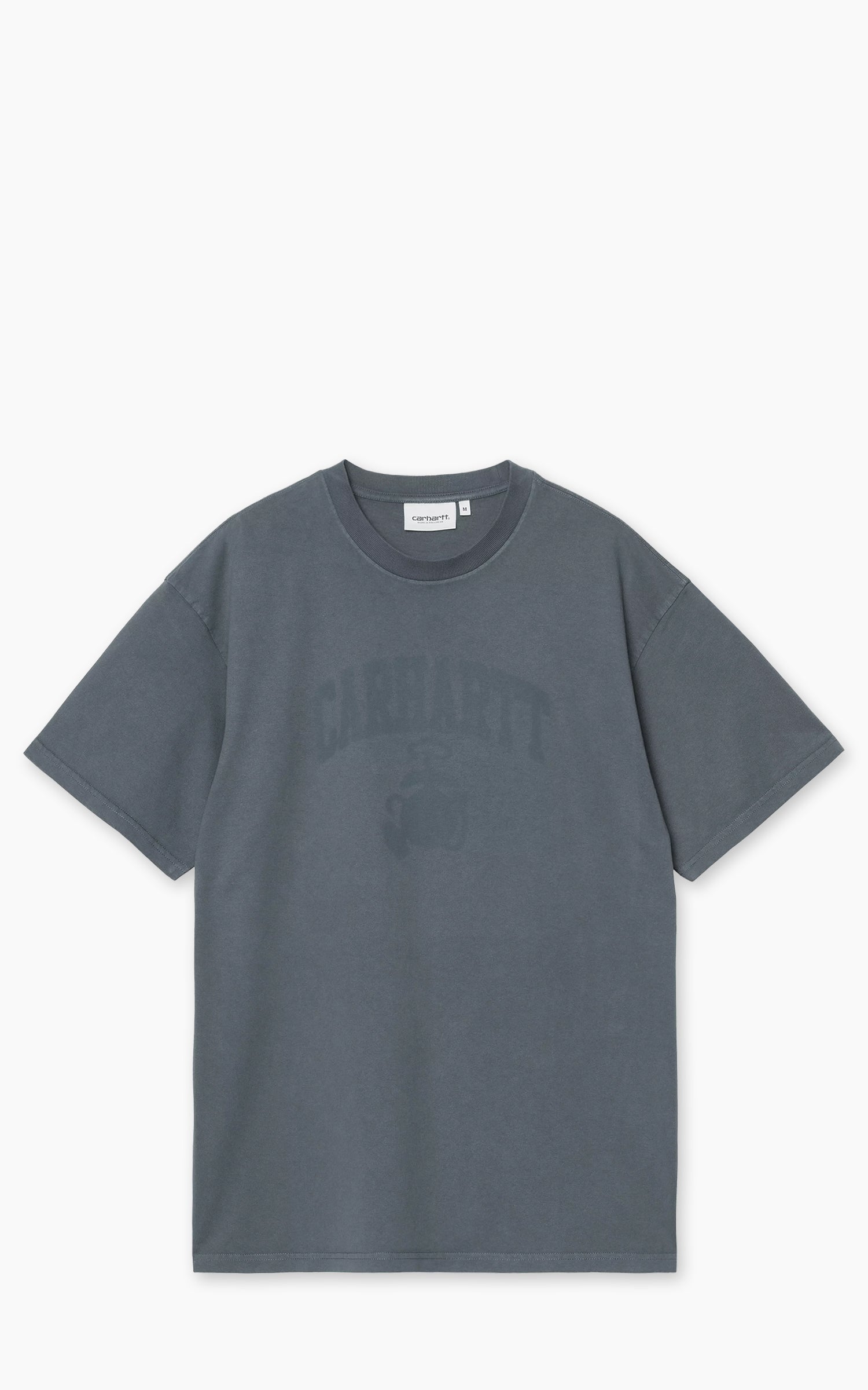 Carhartt WIP S/S Faded Pond Corps T-Shirt Heavy Stone Wash Deep Night