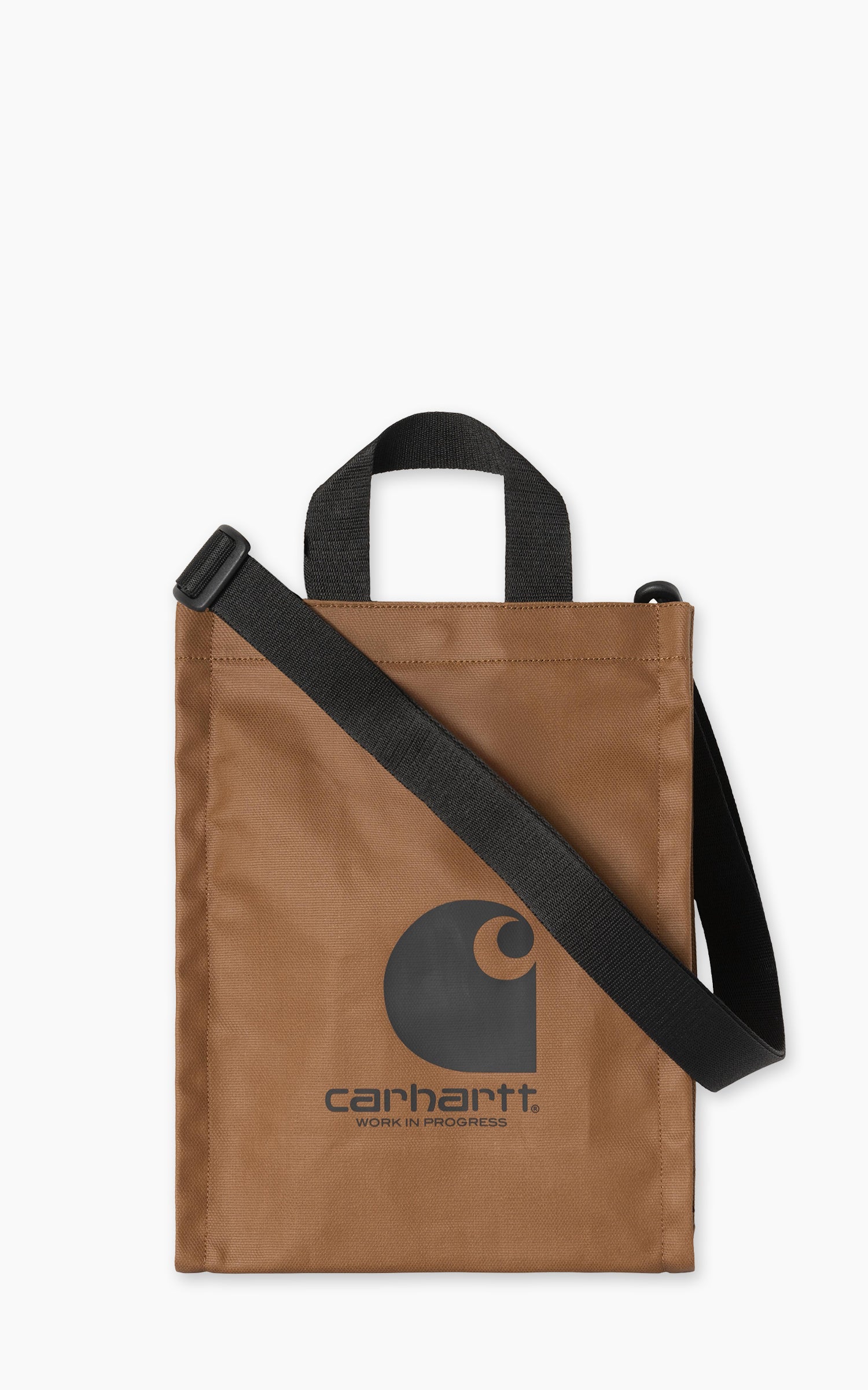 バッグ Carhartt Wip Shopping Bag - Hamilton Carhartt WIP Carhartt WIP Shopping Bag Cotton Canvas Hamilton Brown/Bl