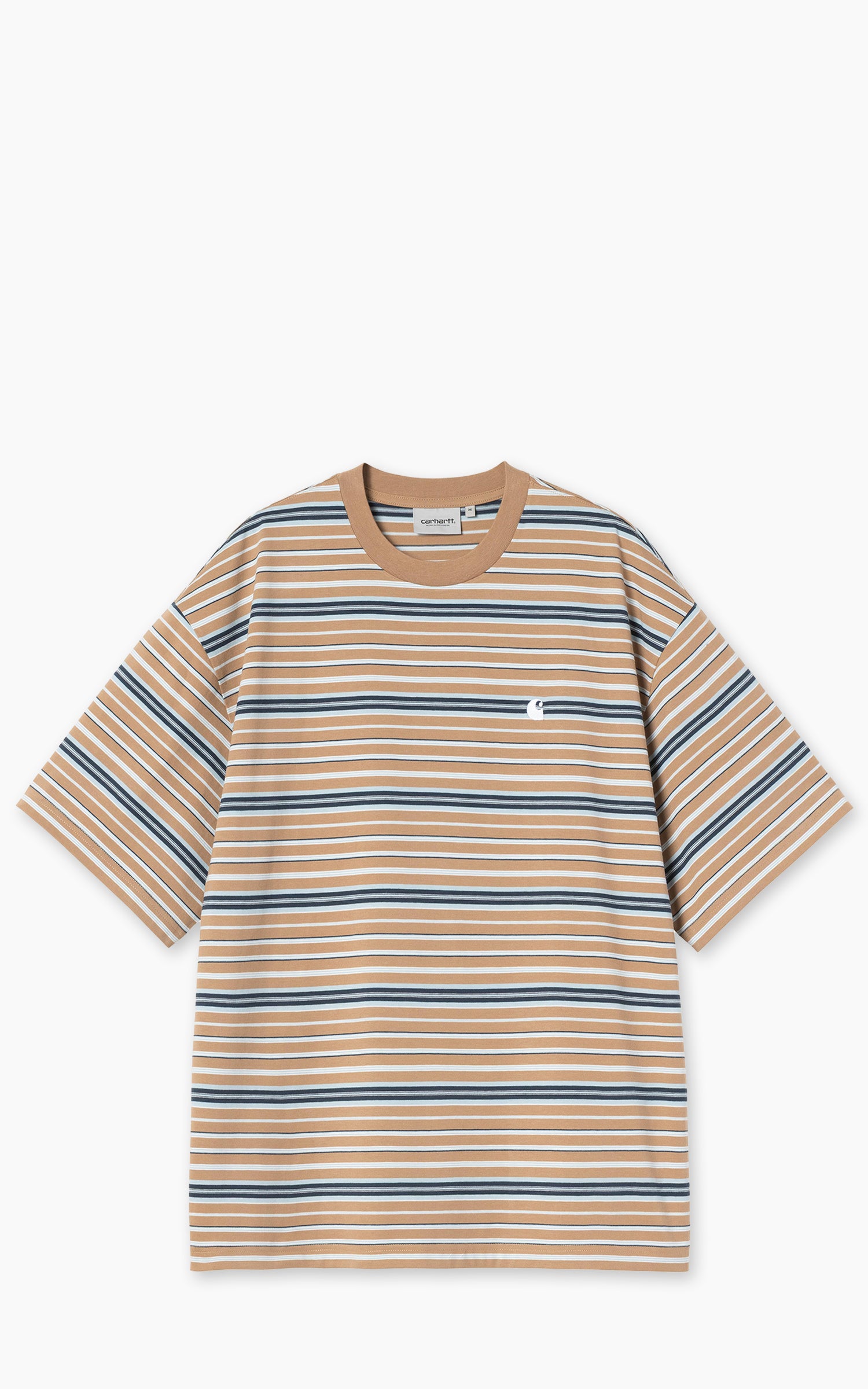 Carhartt WIP S/S Zane T-Shirt Zane Stripe/Peanut