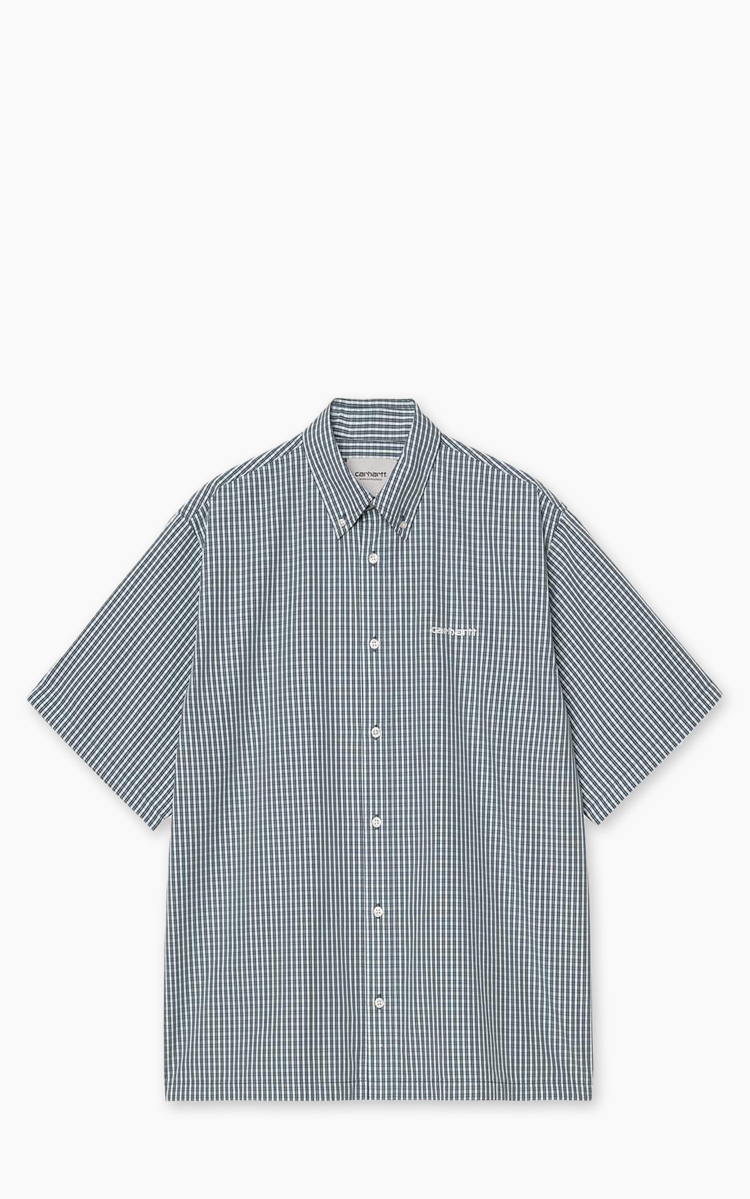 Carhartt WIP S/S Groff Shirt Groff Check/Blue River