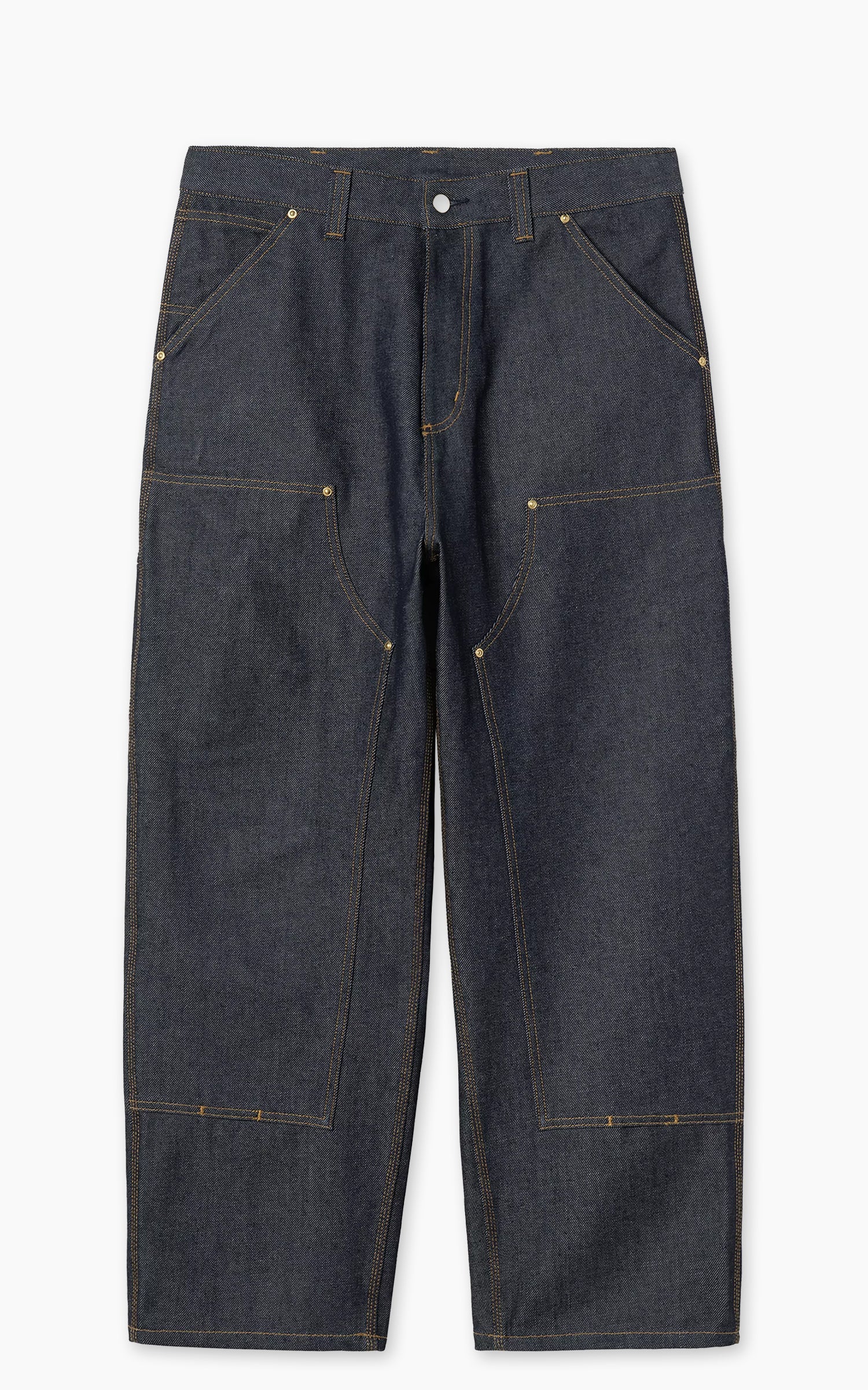 Carhartt WIP OG Double Knee Pant Bradenton Denim Rigid Blue