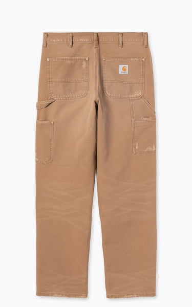 Carhartt WIP Double Knee Pant Dearborn Canvas Grind Wash Hamilton Brow