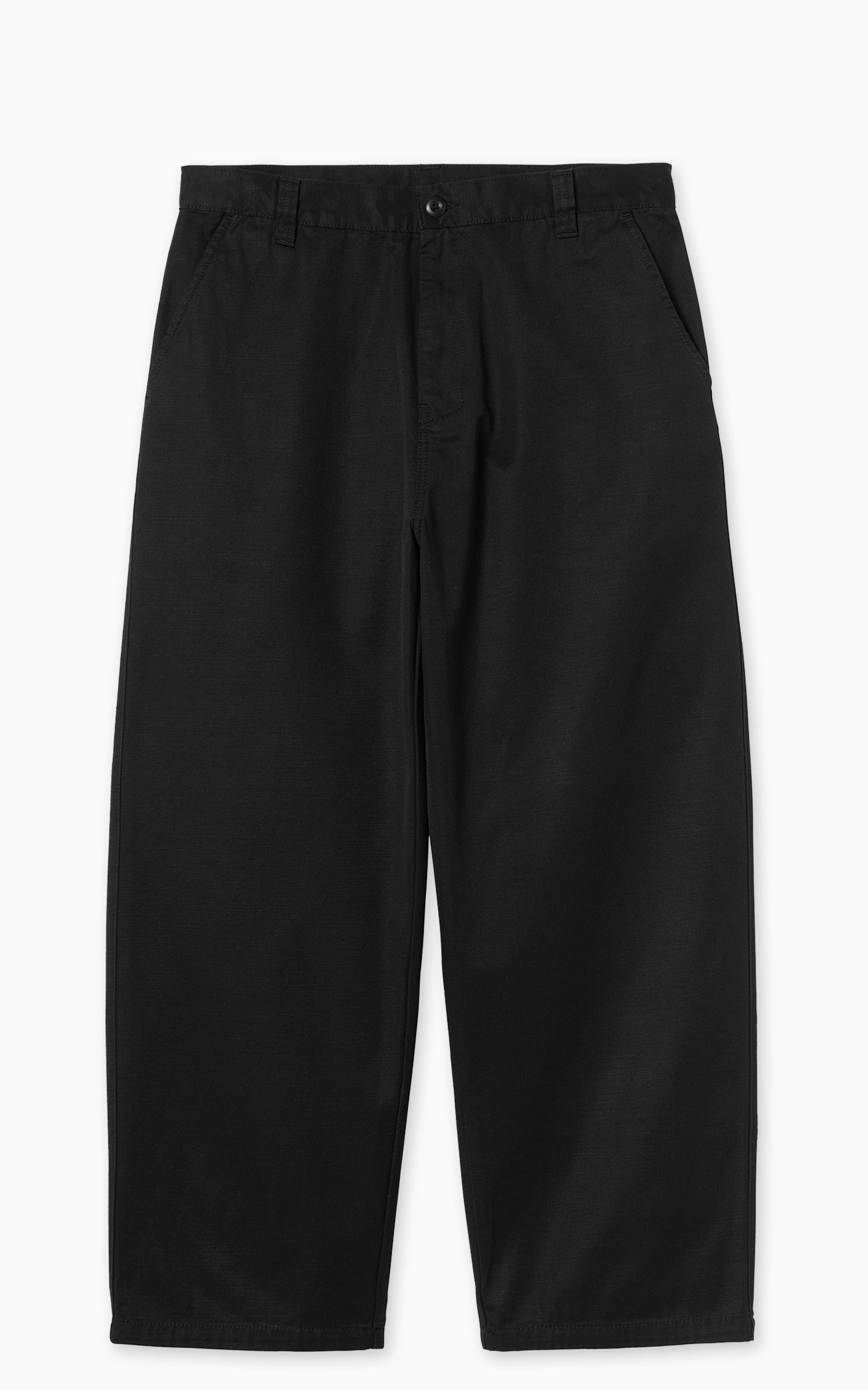Carhartt WIP Double Knee Pant Dearborn Canvas Grind Wash Black