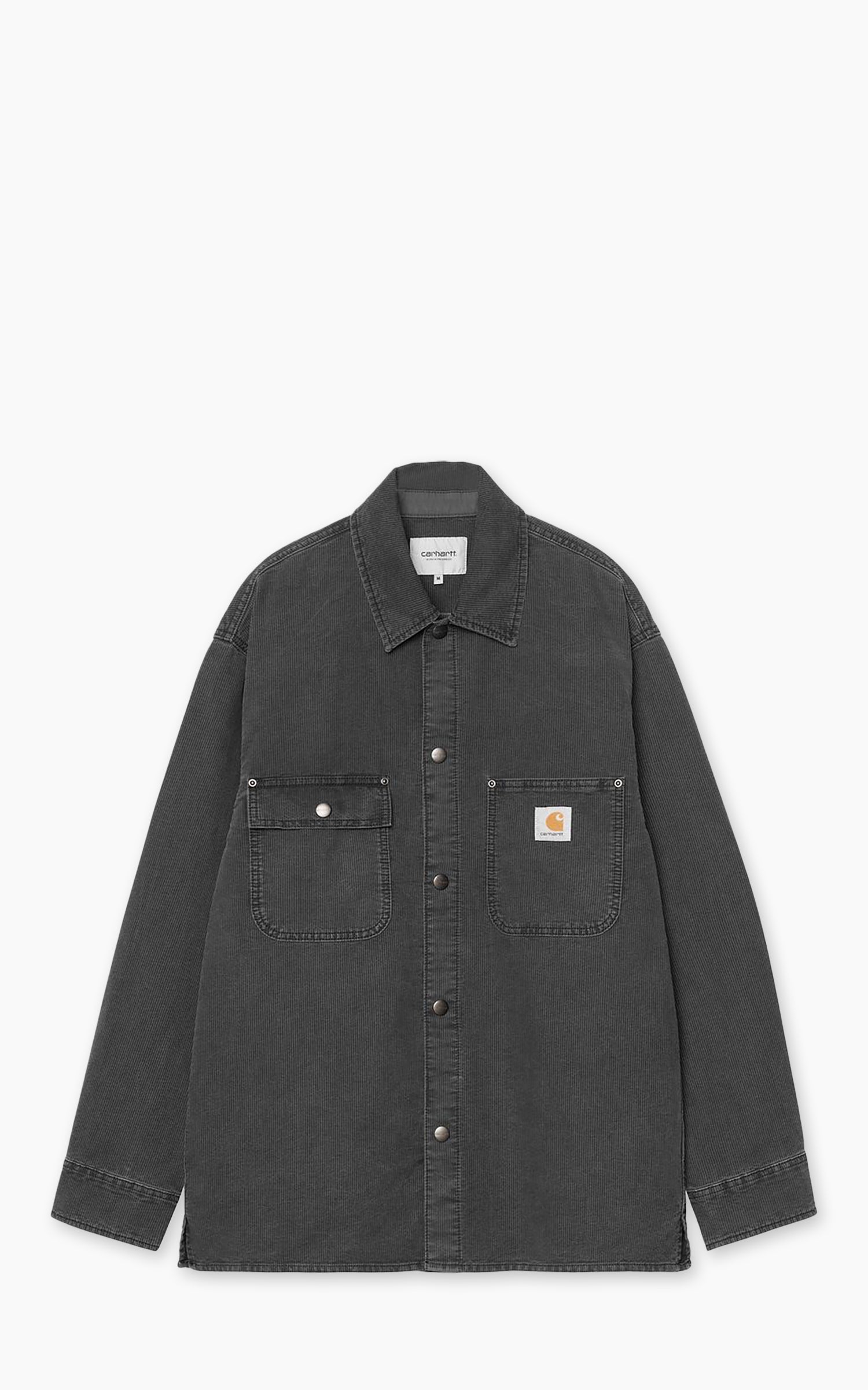 Carhartt WIP Parrish Shirt Jac Stone Washed Obsidian