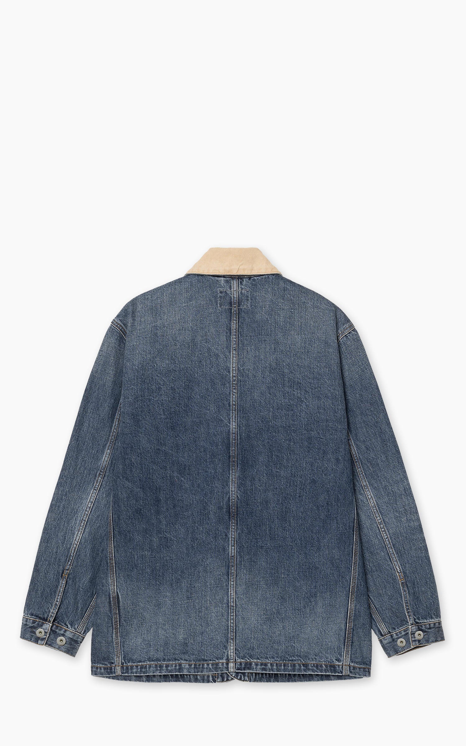 Carhartt WIP Warren Chore Coat Camano Denim Dark Used Blue/Dusty H Brown