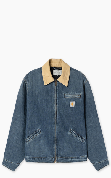 Carhartt WIP OG Detroit Jacket Camano Denim Dark Used Wash Blue/Dusty