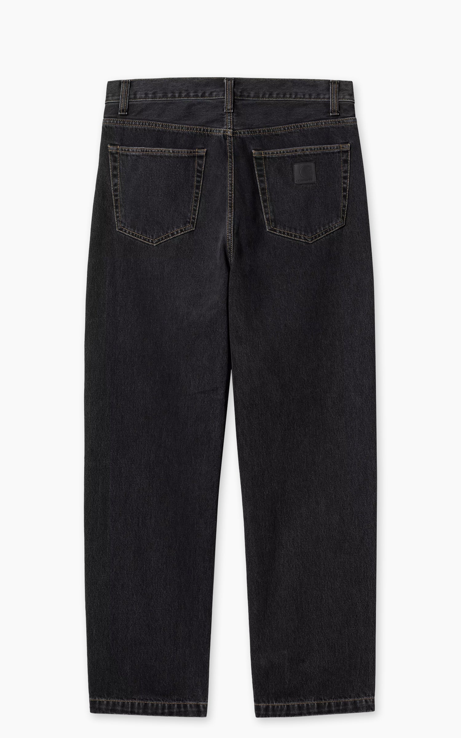 Carhartt WIP Aaron Pant Camano Denim Stone Washed Black