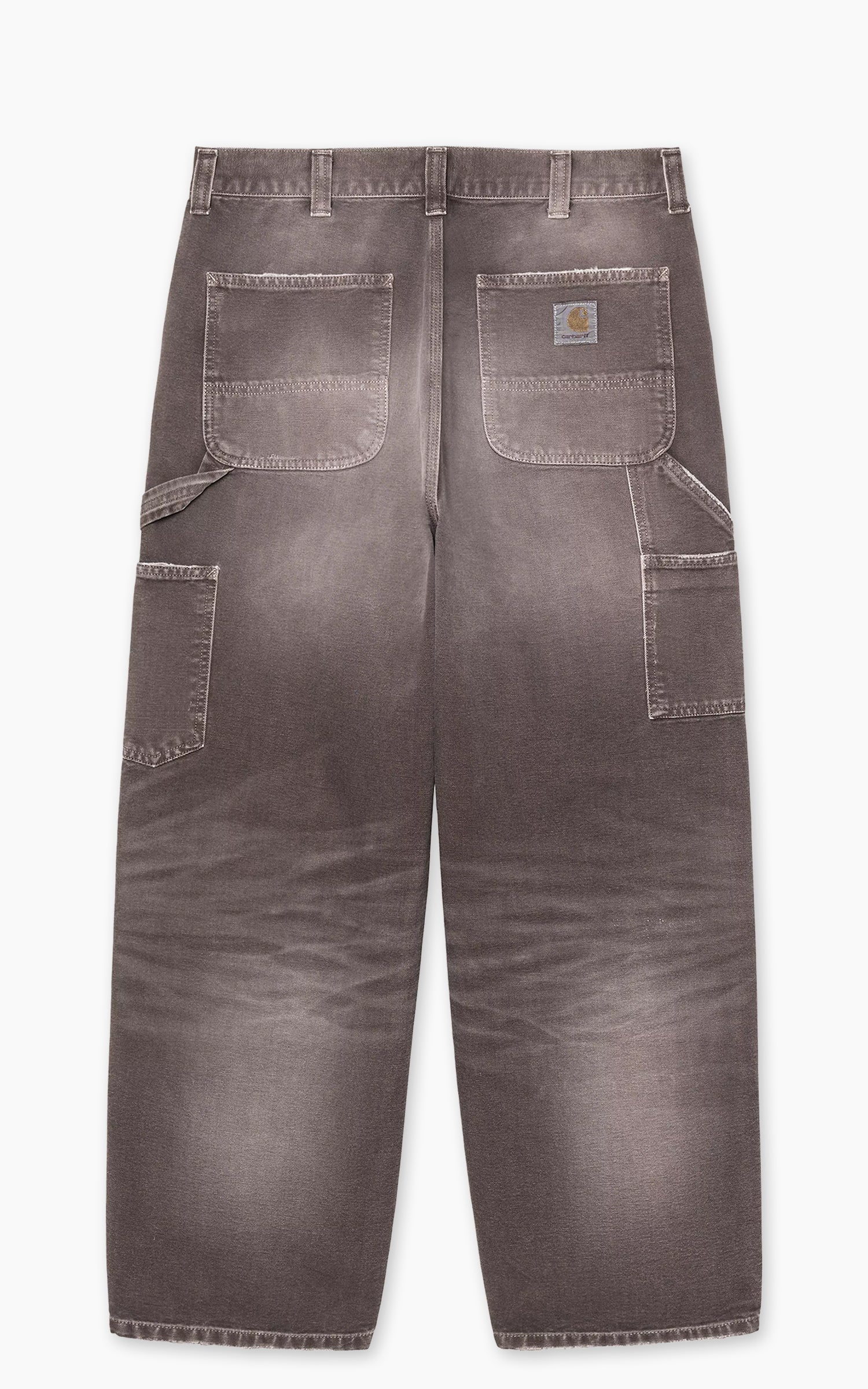 Carhartt WIP OG Double Knee Pant Dearborn Canvas Destroy Wash Tobacco
