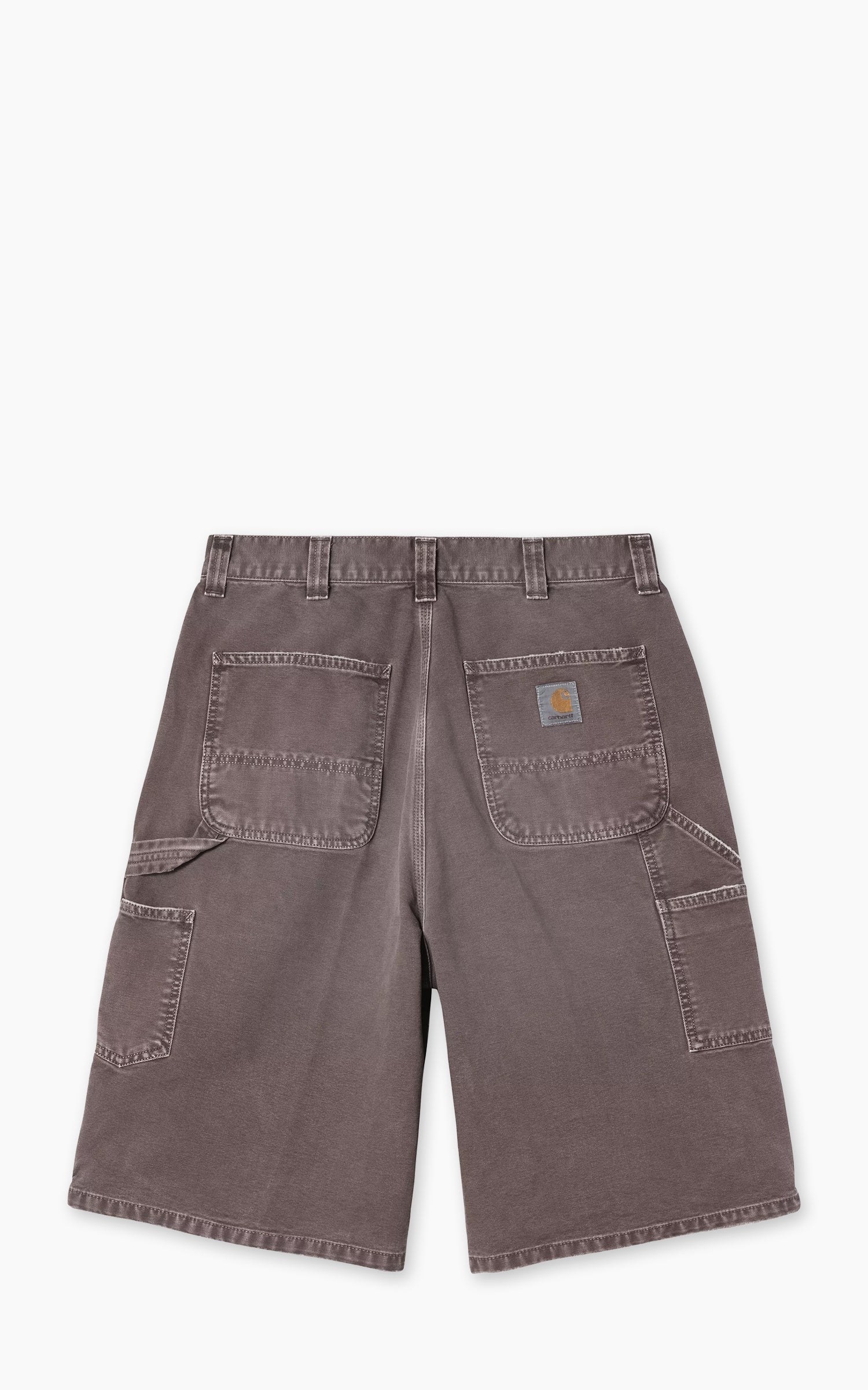 Carhartt WIP OG Double Knee Short Dearborn Canvas Destroy Wash Tobacco