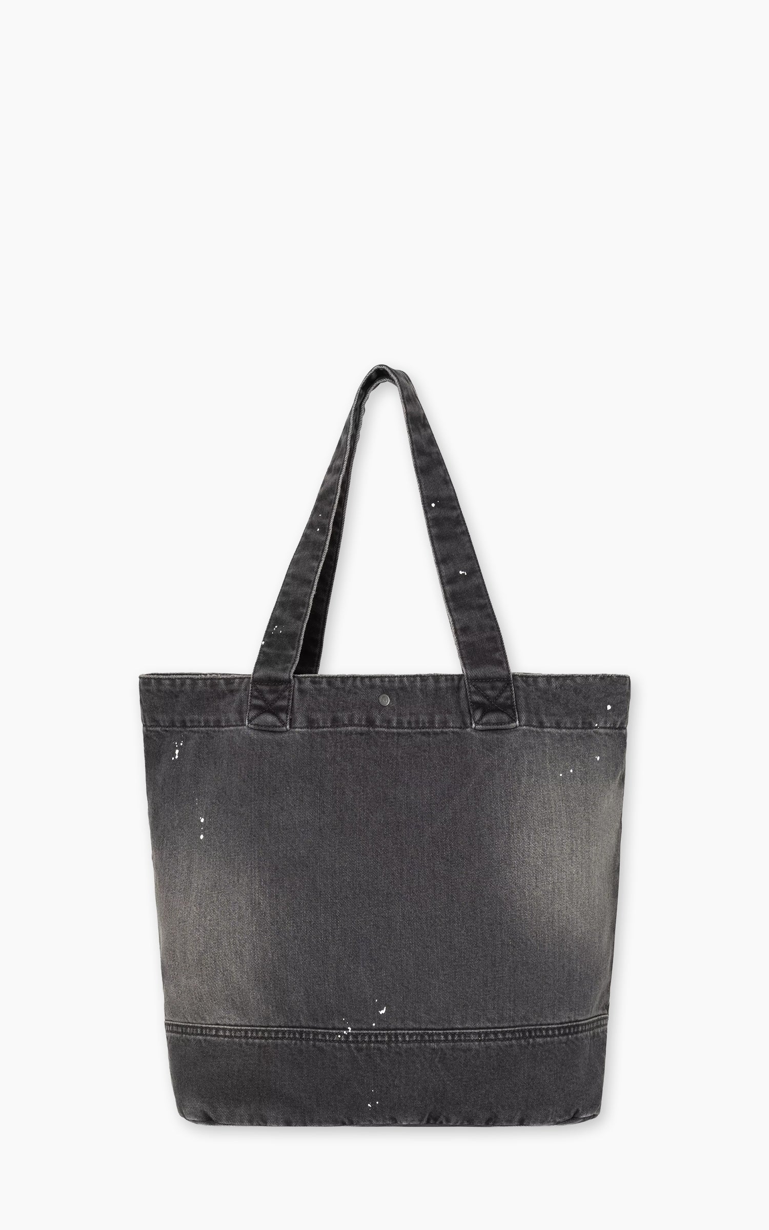 Carhartt WIP Denim Tote Destroy Wash Splatter Black