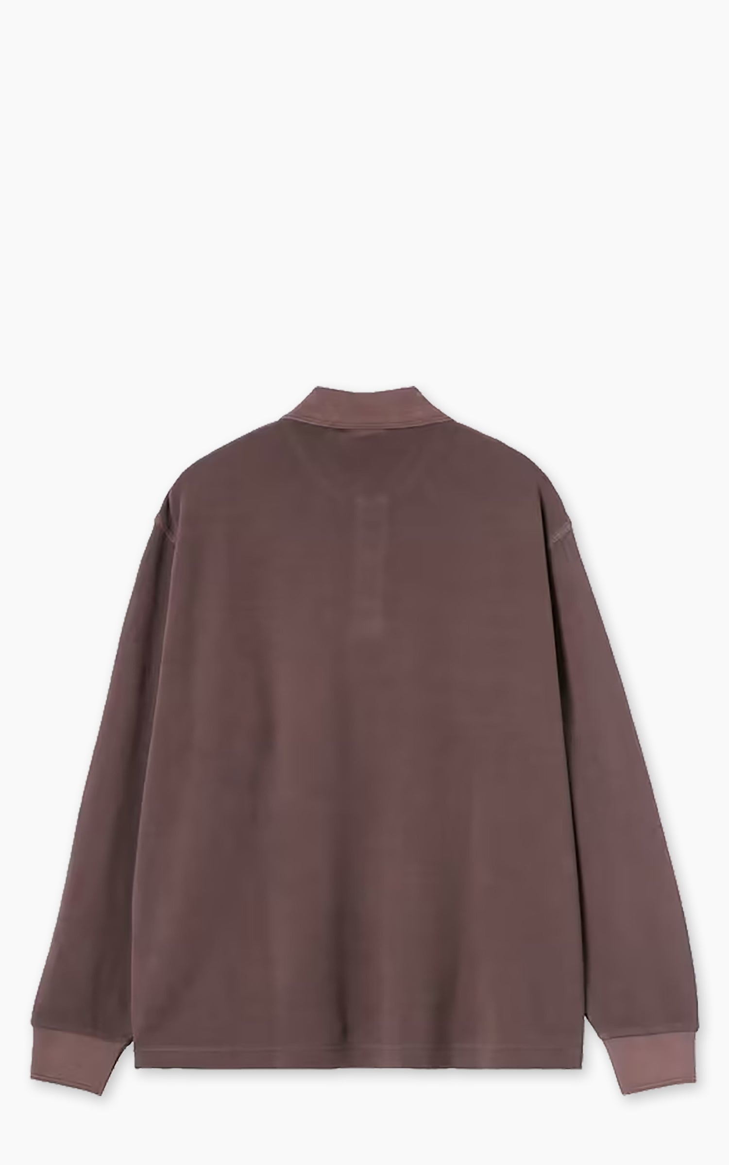 Carhartt WIP L/S Waffle Rugby Shirt Garment Dyed Palisander