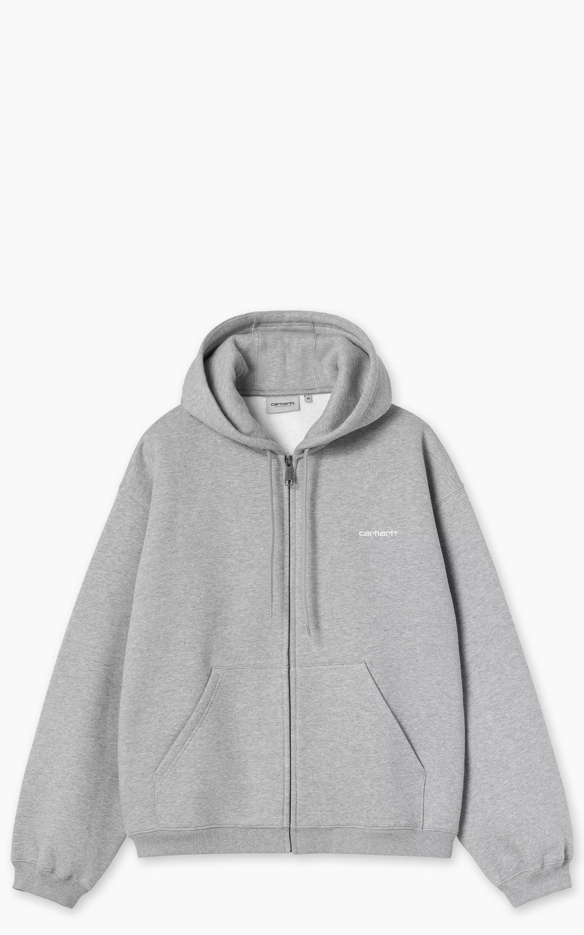 Carhartt WIP Hooded Ebbert Jacket Grey Heather/White
