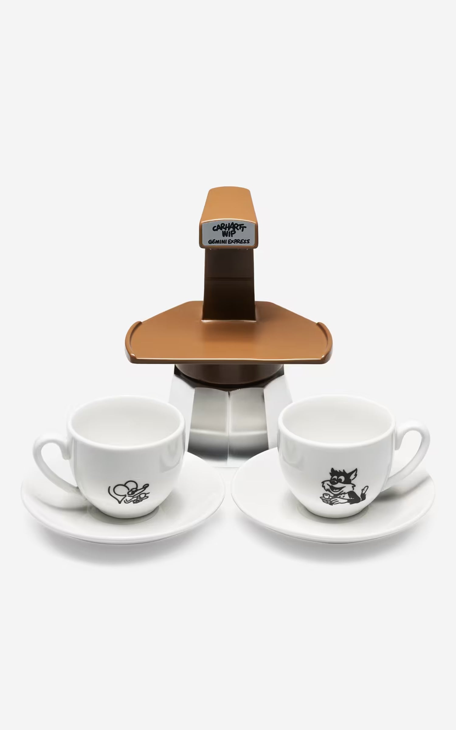 Carhartt WIP x Gemini Express ® "Coffee Break" Espresso Coffee Maker (Pack) Aluminium Brown