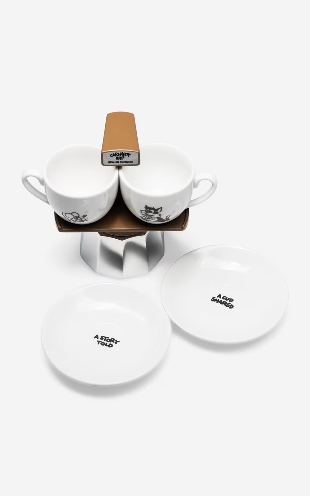 Carhartt WIP x Gemini Express ® "Coffee Break" Espresso Coffee Maker (Pack) Aluminium Brown